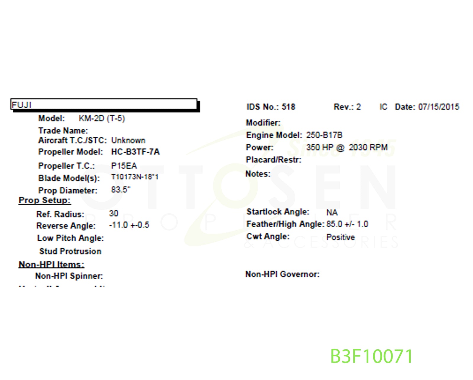 B3F10071-HARTZELL-PROPELLER-HC-B3TF-7A-T10173N-18*1-PAINTED-PICTURE-1