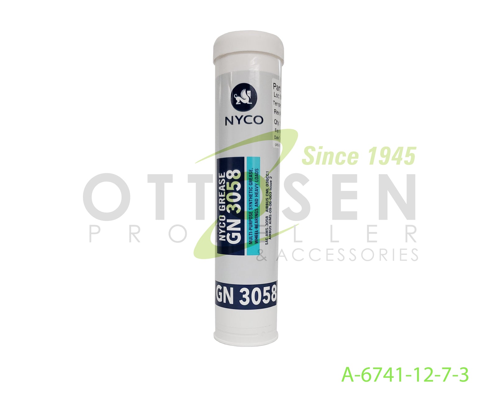 A-6741-12-7-3-HARTZELL-PROPELLER-GRAM-CARTRIDGE-NYCO-GREASE-GN-3508-PICTURE-1