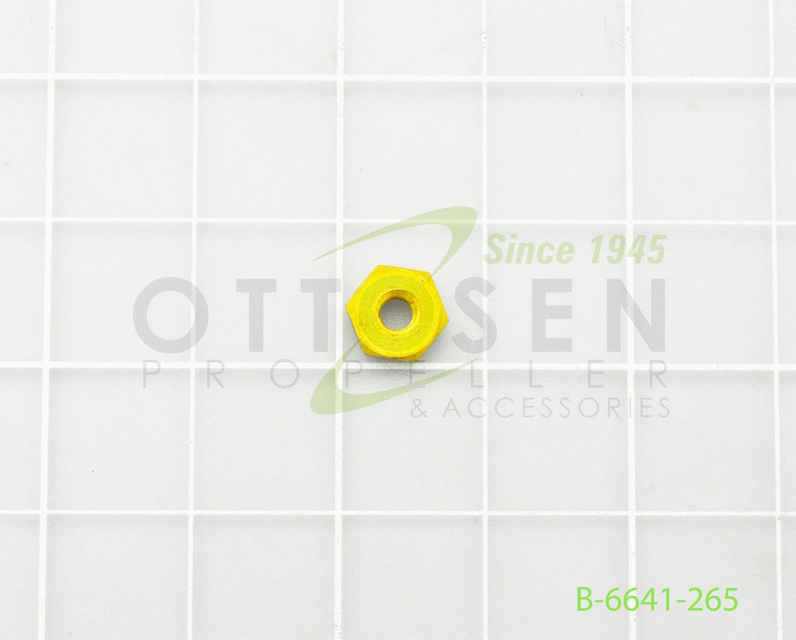 B-6641-265-HARTZELL-PROPELLER-BRASS-HEX-NUT-PICTURE-2