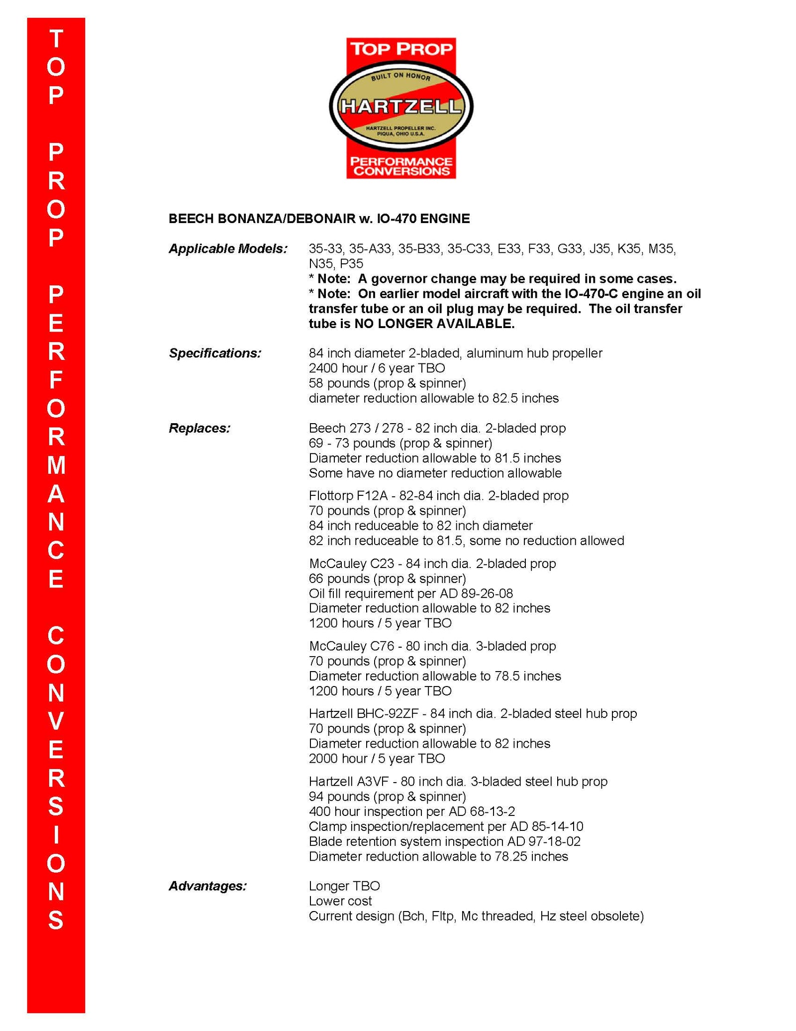 HARTZELL-PROPELLER-STC-KIT-BEECH-33-35-IO-470-2-BLADE-WITH-CONTINENTAL-OIL-PLUG-L2F00015STP*1-PAGE-2