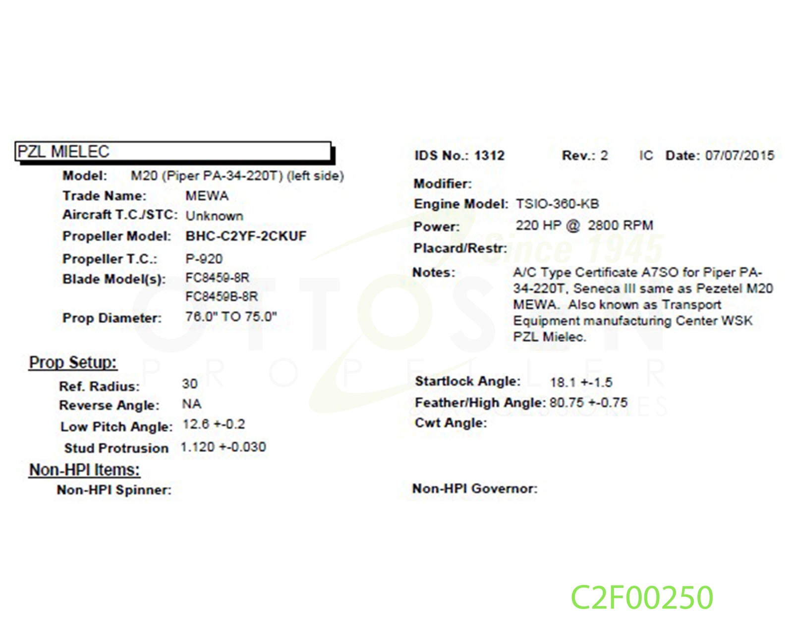 C2F00250-HARTZELL-PROPELLER-BHC-C2YF-2CKUF-FC8459B-8R-PICTURE-2