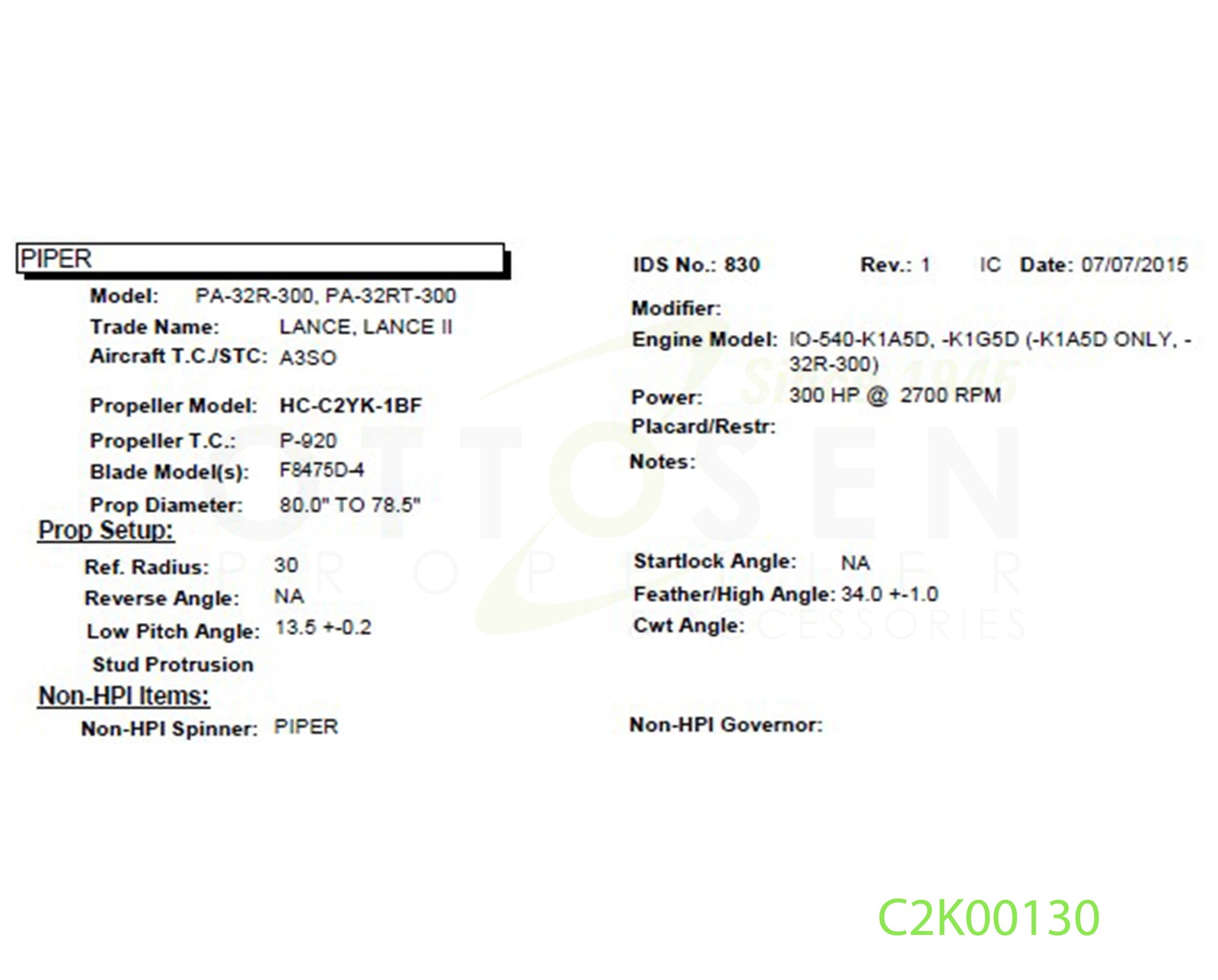 C2K00130-HARTZELL-PROPELLER-HC-C2YK-1BF-F8475D-4-PICTURE-1