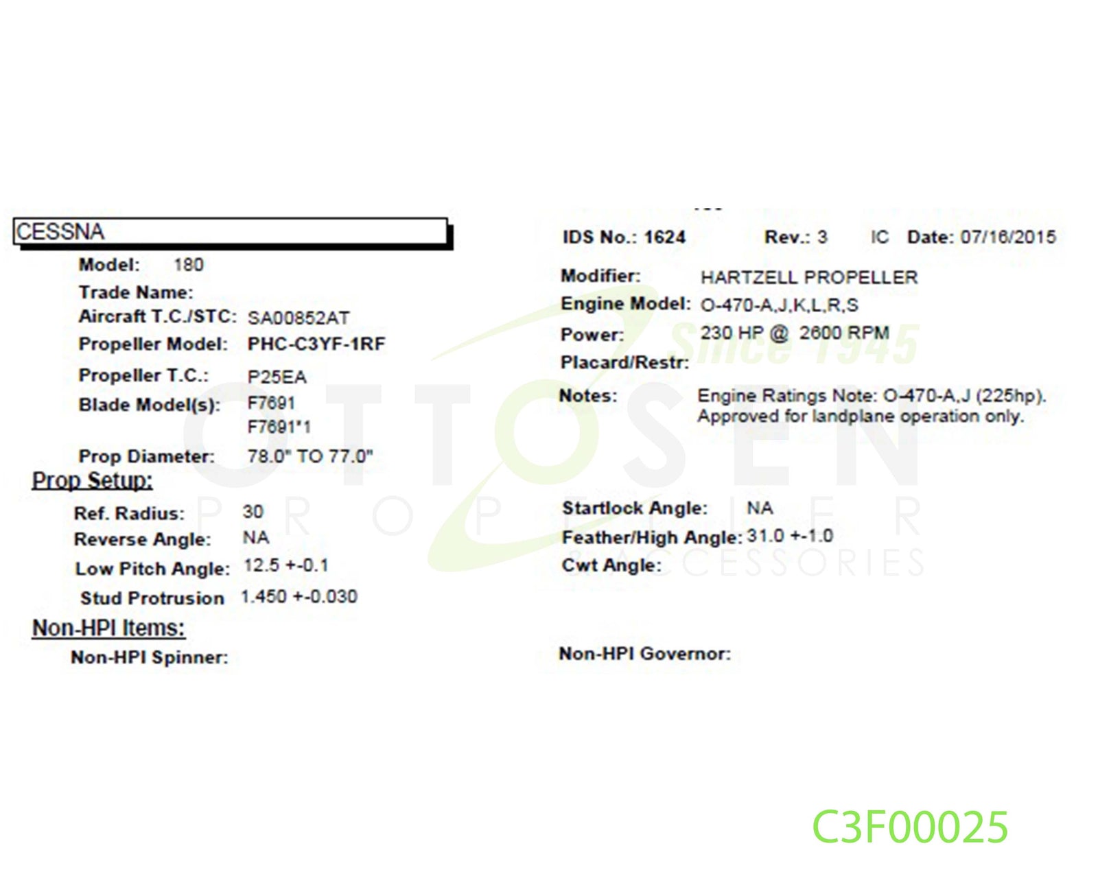 C3F00025-HARTZELL-PROPELLER-PHC-C3YF-1RF-F7691-SM7-PICTURE-1