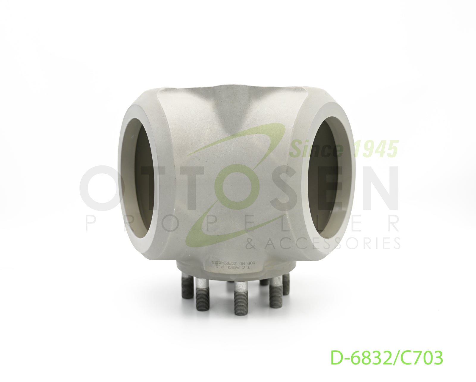 D-6832-C703-McCAULEY-PROPELLER-HUB-ASSEMBLY-3-BLADE-TURBINE-PICTURE-1