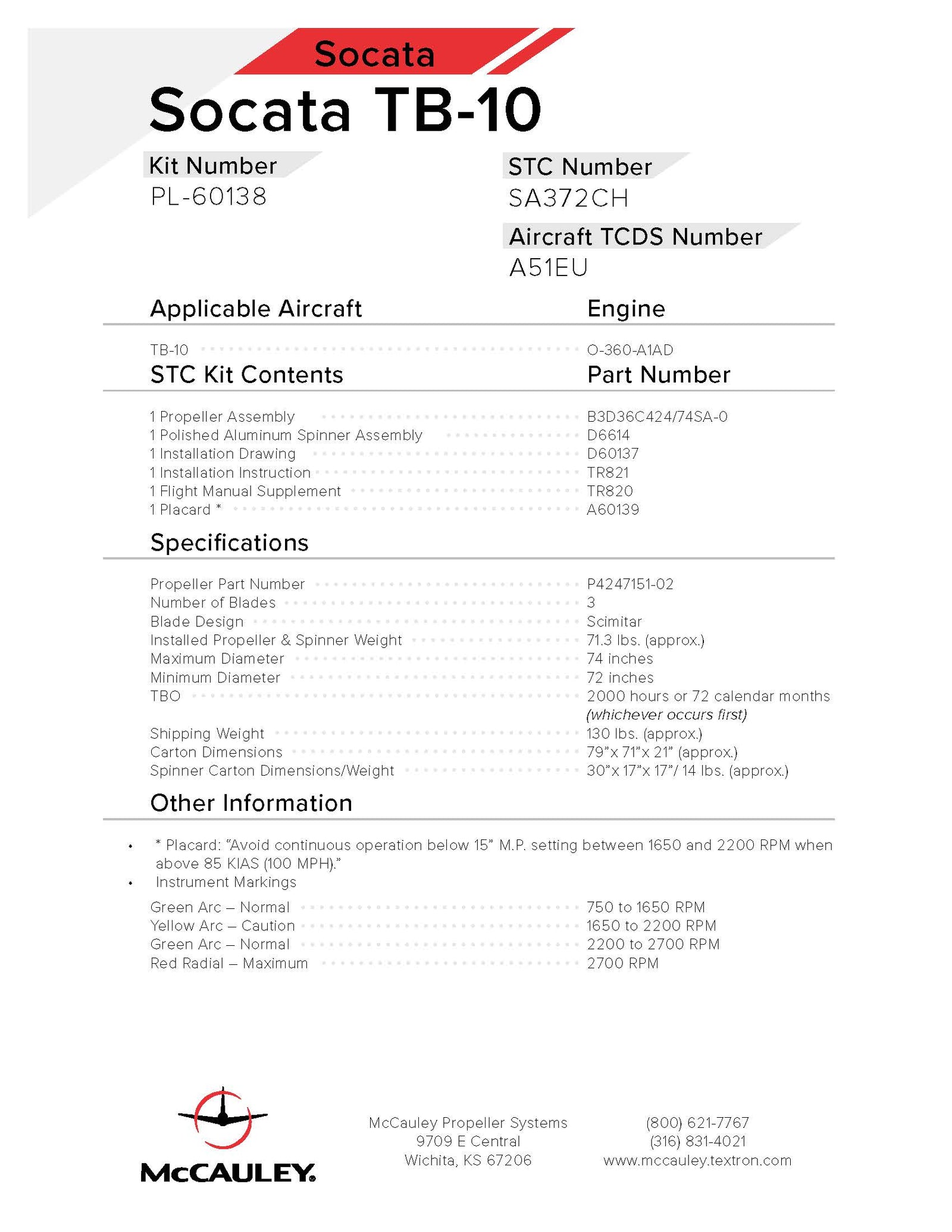DAHER-SOCATA-TB-10-PL-60138-PAGE-1