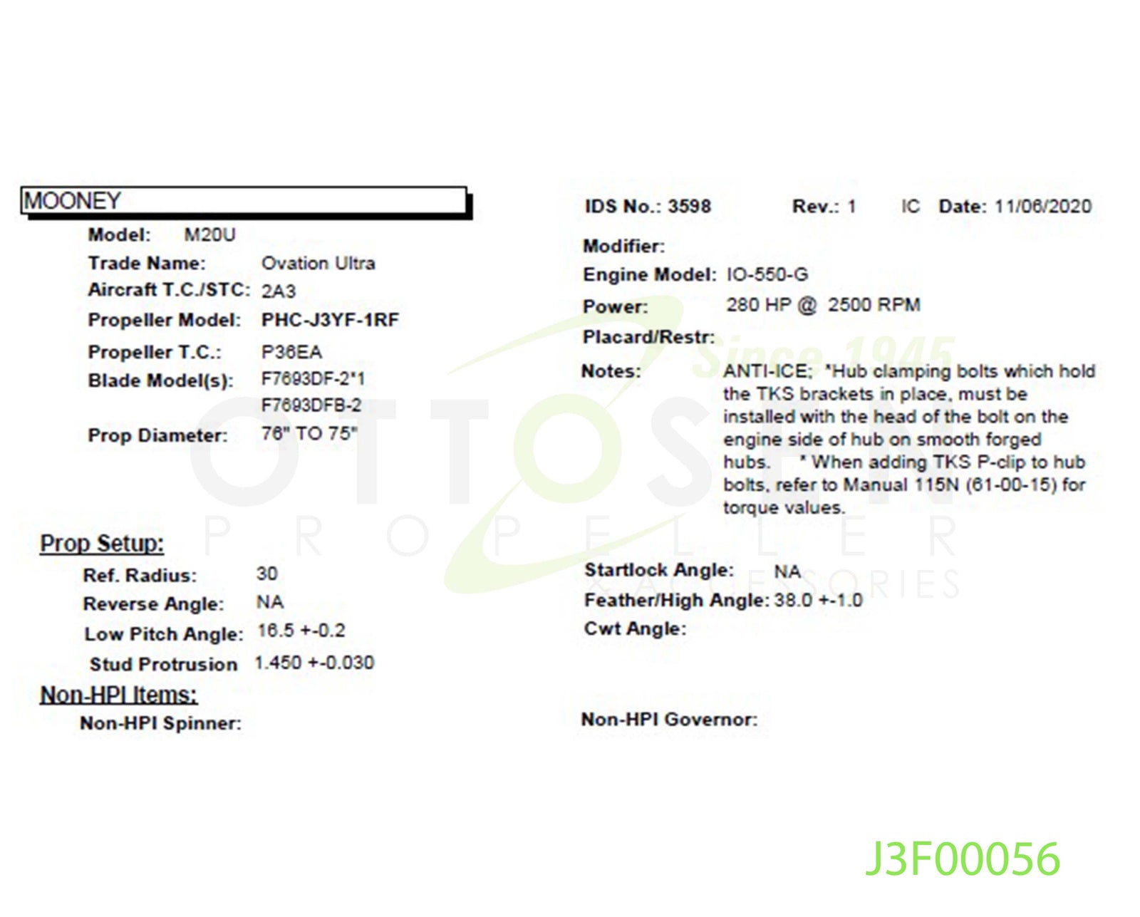 J3F00056-HARTZELL-PROPELLER-PHC-J3YF-1RF-F7693DF-2-S40-PICTURE-3