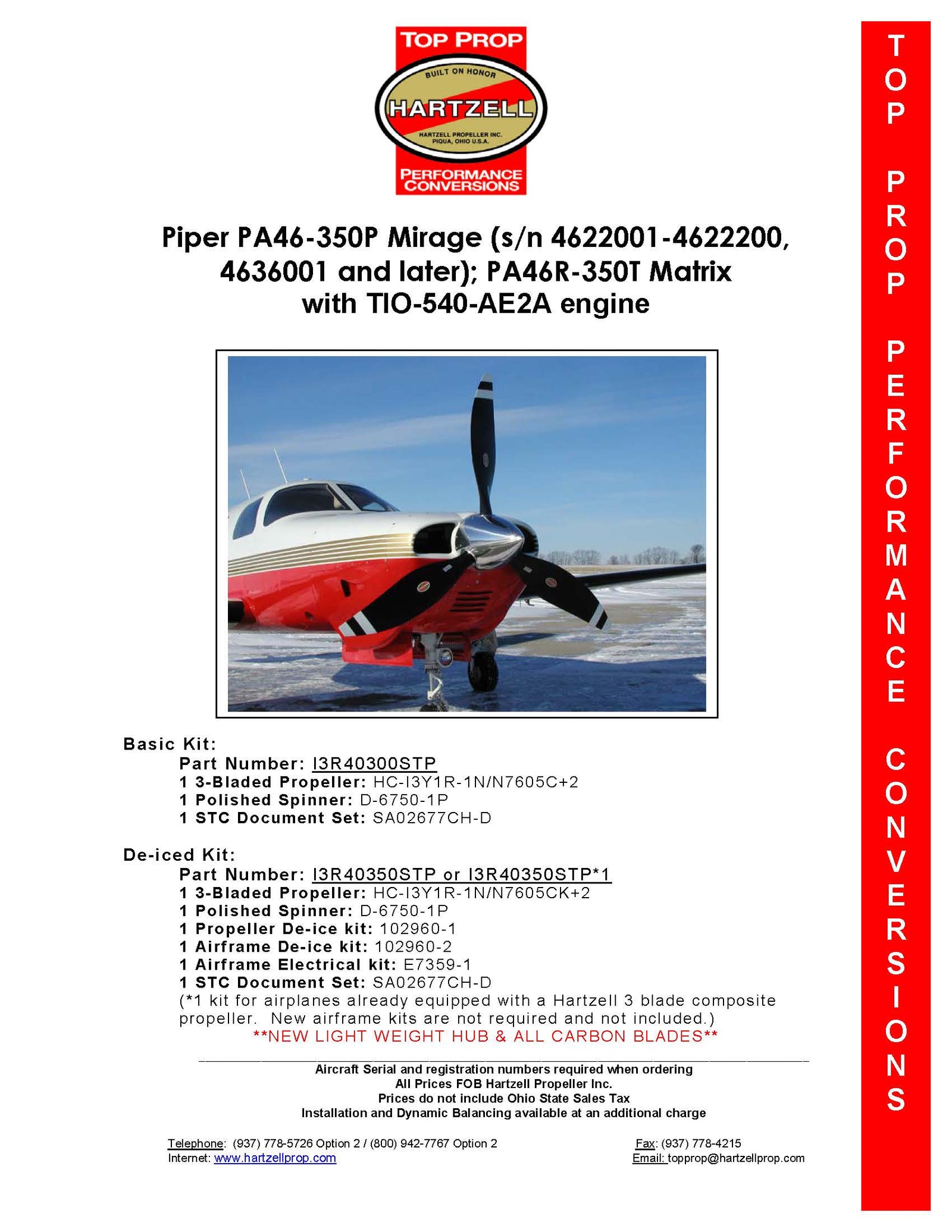 PIPER-PA46-350P-46R-350T-CARBON-HUB-MIRAGE-MATRIX-SA02677CH-D-I3R40300STP-I3R40350STP-I3R40350STP3-PICTURE-1