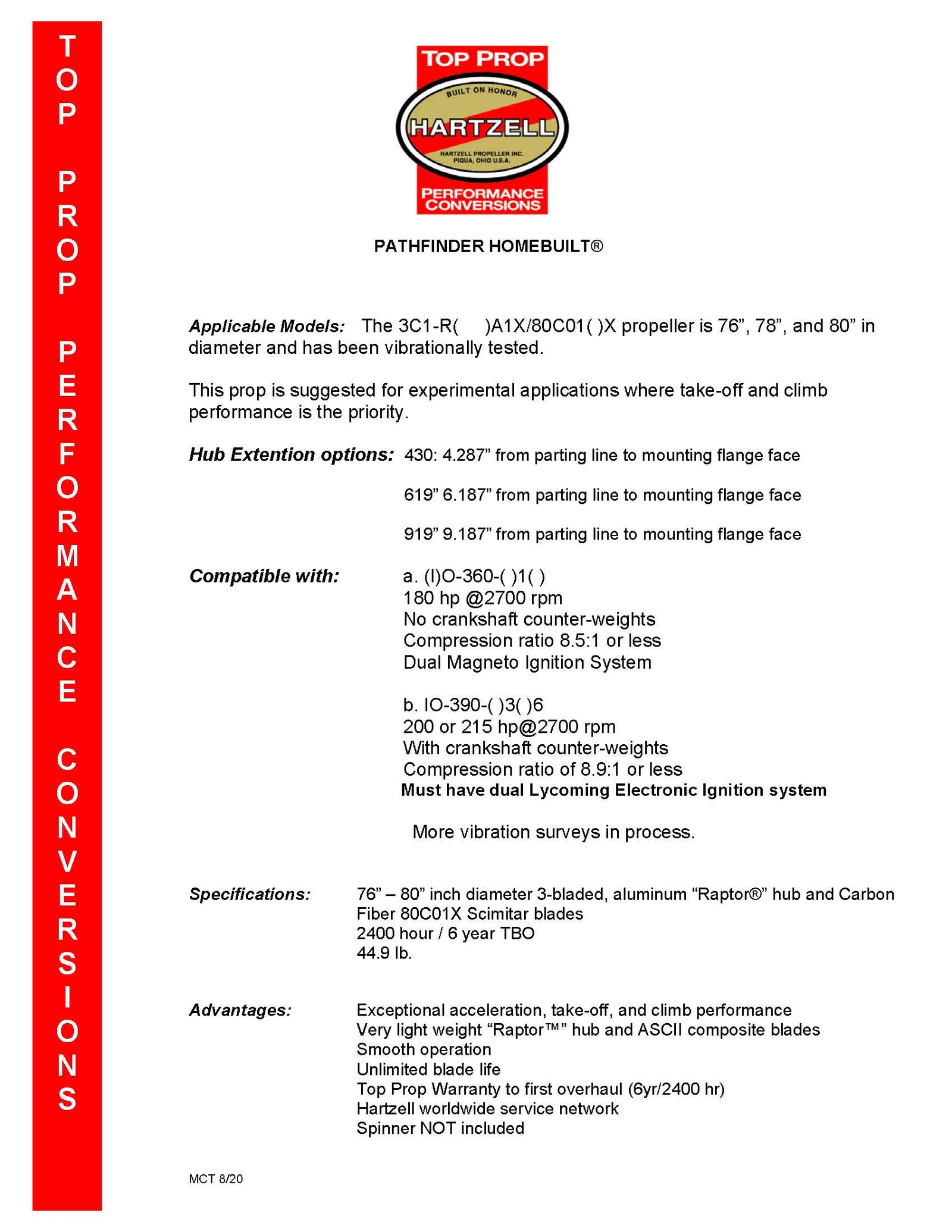 3C1-R( )A1X-HARTZELL-PROPELLER-PATHFINDER-HOMEBUILT-COMPOSITE-PROP-PICTURE-1