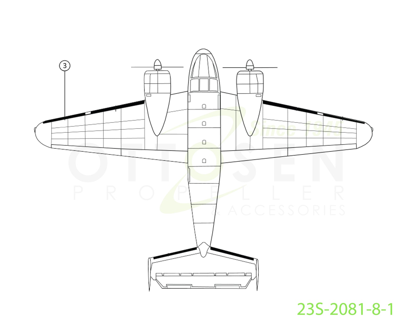 23S-2081-8-1-GOODRICH-LIGHT-TIP-LH-AIRFRAME-DE-ICEBOOT-PICTURE-1