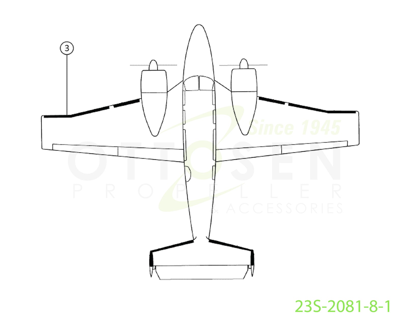 23S-2081-8-1-GOODRICH-LIGHT-TIP-LH-AIRFRAME-DE-ICEBOOT-PICTURE-2