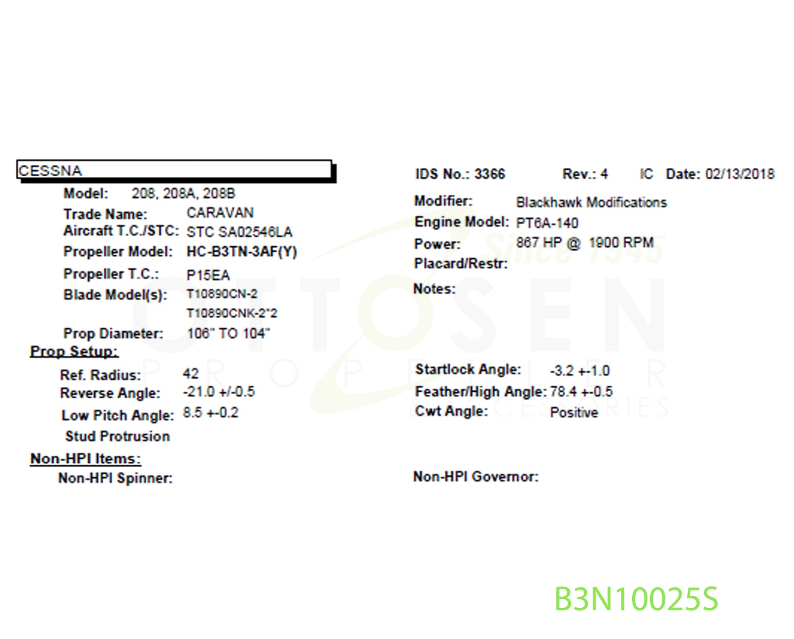 B3N10025S-HARTZELL-PROPELLER-HC-B3TN-3AFY-T10890CNK-2-2-PICTURE-1