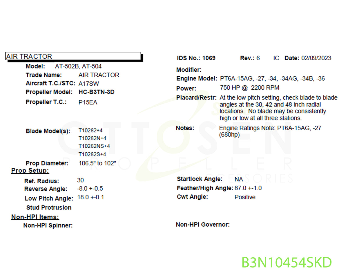 B3N10454SKD-HARTZELL-PROPELLER-HC-B3TN-3D-T10282NS-4-D-3434-17P-PICTURE-1