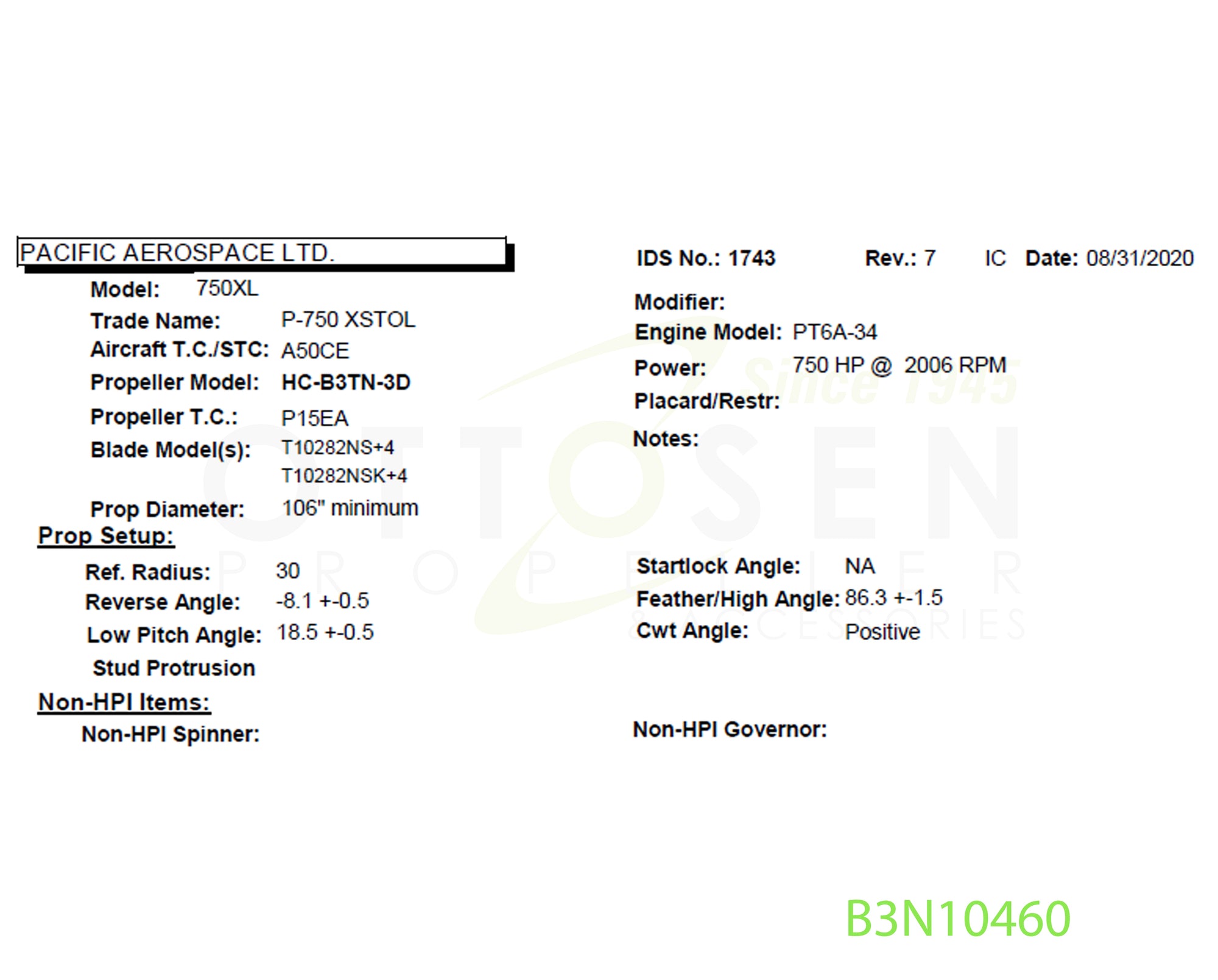 B3N10460-HARTZELL-PROPELLER-HC-B3TN-3D-T10282NS-4-PICTURE-1