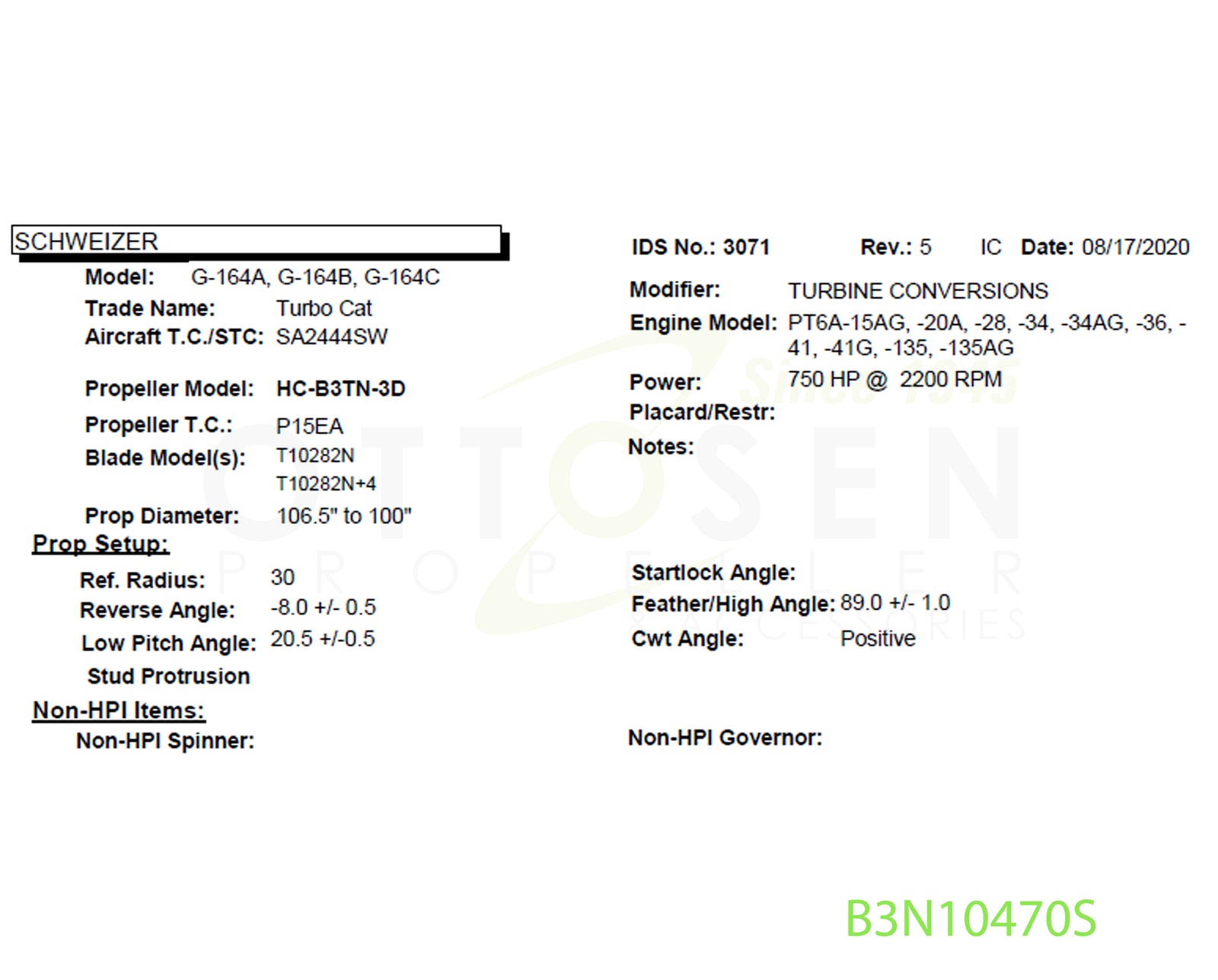 B3N10470S-HARTZELL-PROPELLER-HC-B3TN-3D-T10282N+4-C-3065-P-PICTURE-1