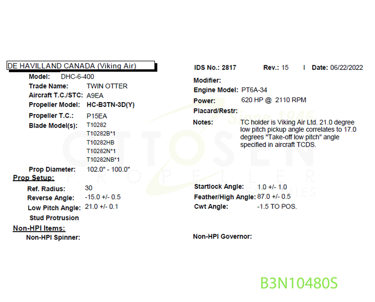 B3N10480S-HARTZELL-PROPELLER-HC-B3TN-3D-T10282N*1-C-3065-1P-PICTURE-1