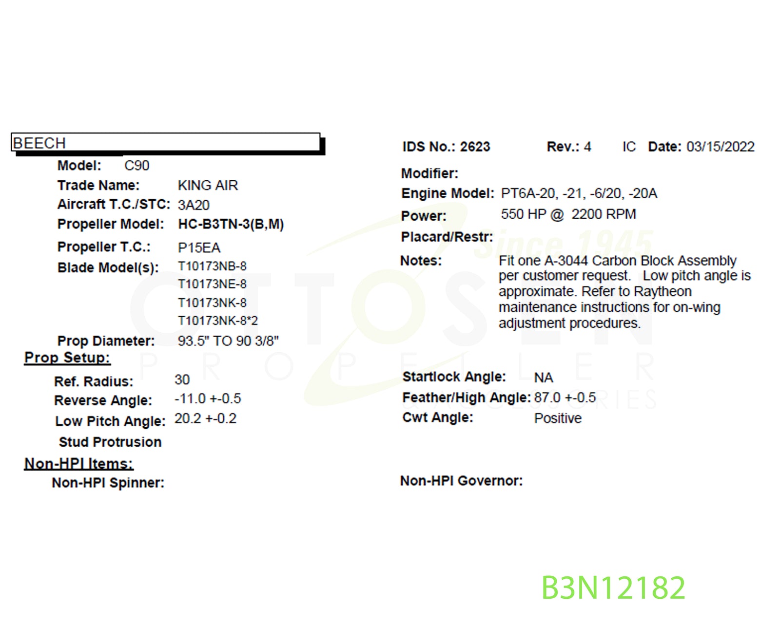 B3N12182-HARTZELL-PROPELLER-HC-B3TN-3M-T10173NK-8-C-3064-11P-4H2200-10-PICTURE-1