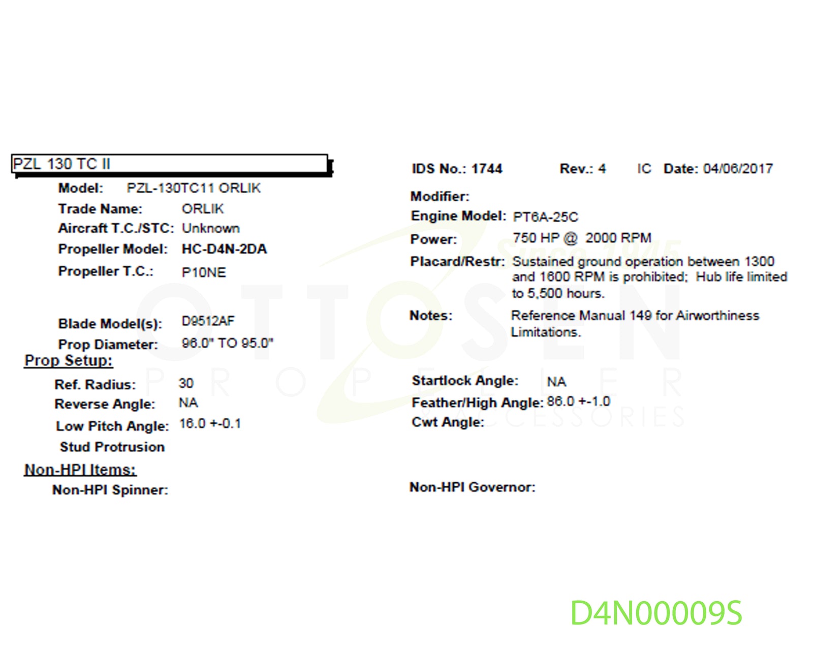 D4N00009S-HARTZELL-PROPELLER-HC-D4N-2DA-D9512AF-D-630-1P-PICTURE-1