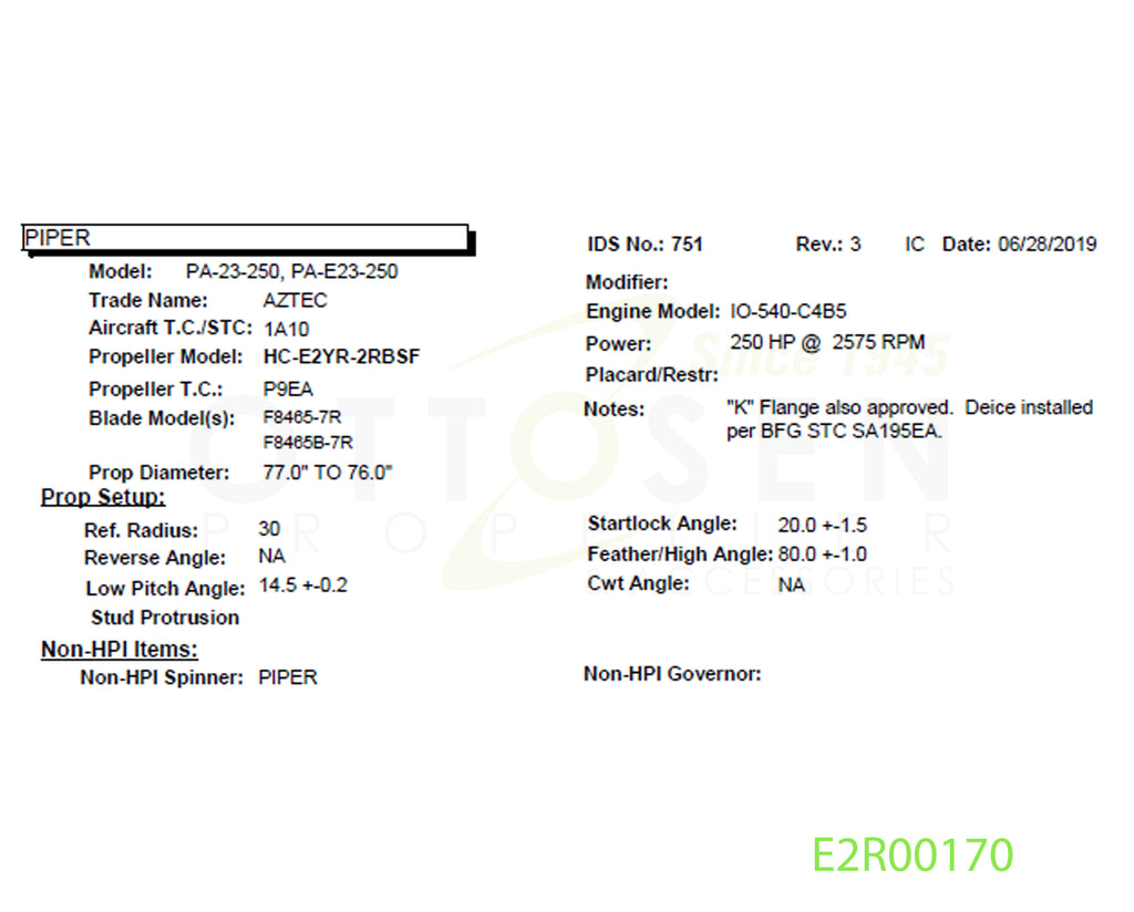 E2R00170-HARTZELL-PROPELLER-HC