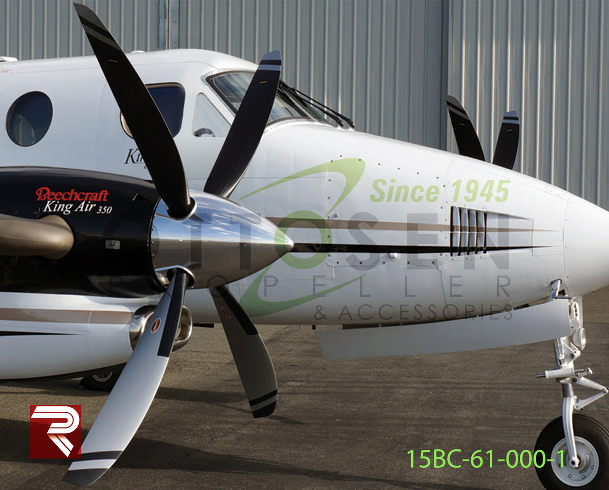 15BC-61-000-1-RAISBECK-BEECHCRAFT-KINGAIR-300-B300-350-ALUMINUM-4-BLADE-SWEPT-PROPELLER-PICTURE-1