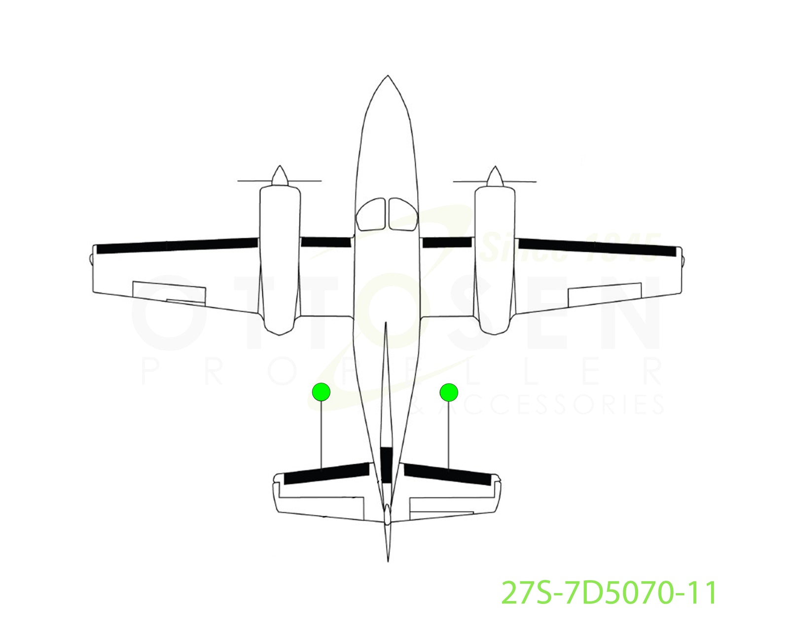 27S-7D5070-11-GOODRICH-HORIZONTAL-STABILIZER-LH-RH-DE-ICE-BOOT-PICTURE-1
