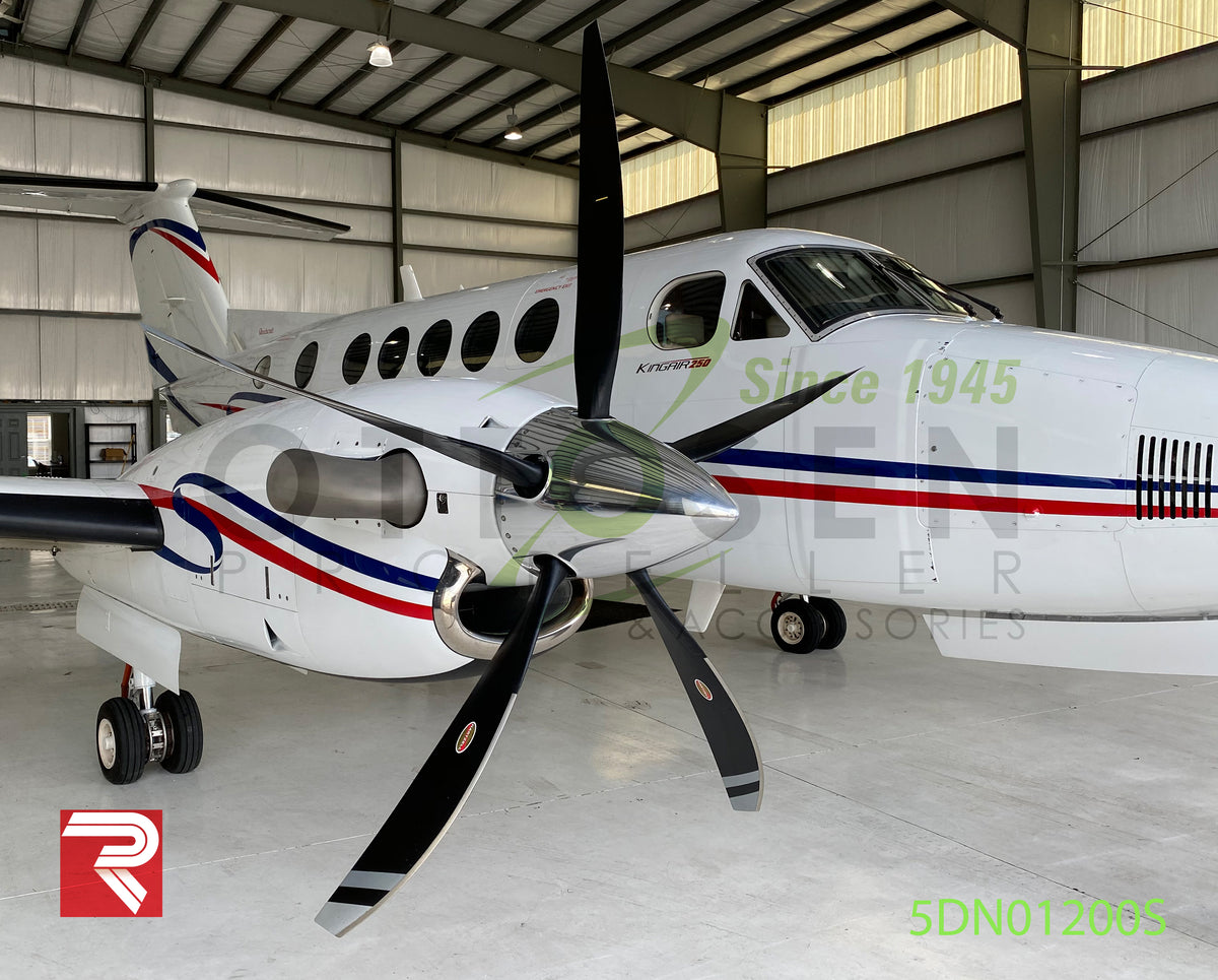 5D01200S-RAISBECK-BEECHCRAFT-KINGAIR-200-B200-B200GT-250-COMPOSITE-5-BLADE-SWEPT-PROPELLER-PICTURE-1