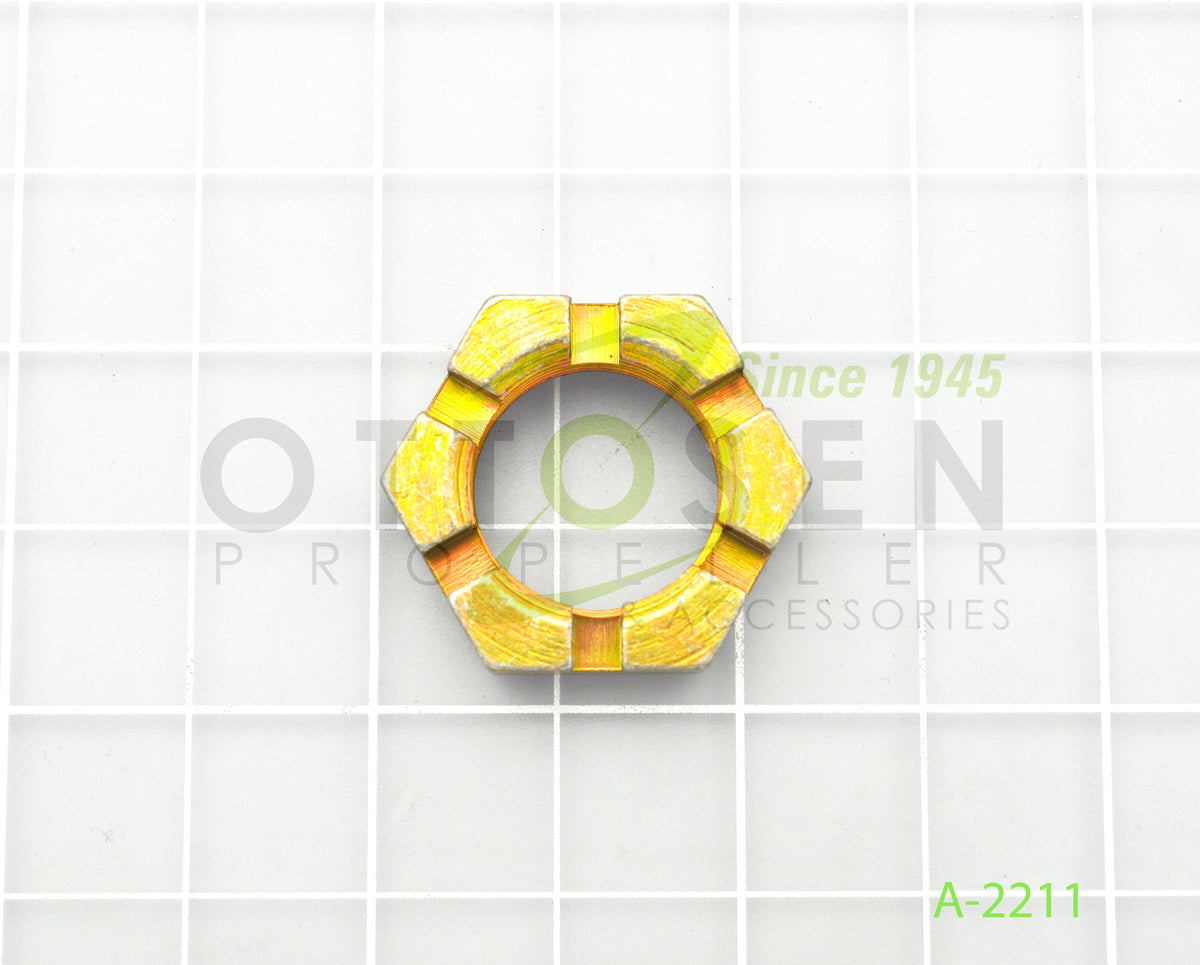 A-2211-HARTZELL-PROPELLER-THIN-CASTELLATED-NUT-PICTURE-2