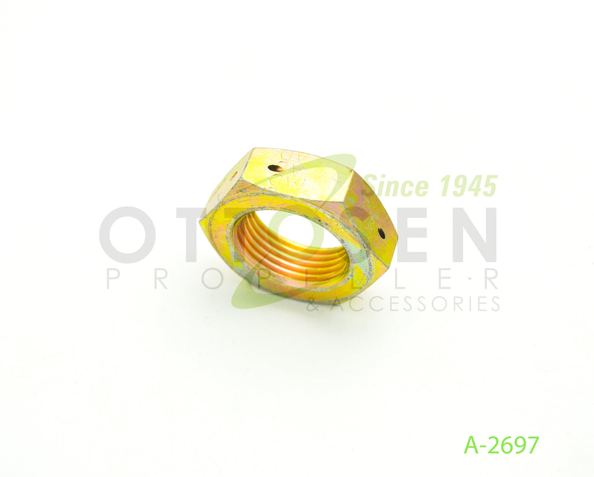 A-2697-HARTZELL-PROPELLER-THIN-DRILLED-HEX-NUT-PICTURE-1