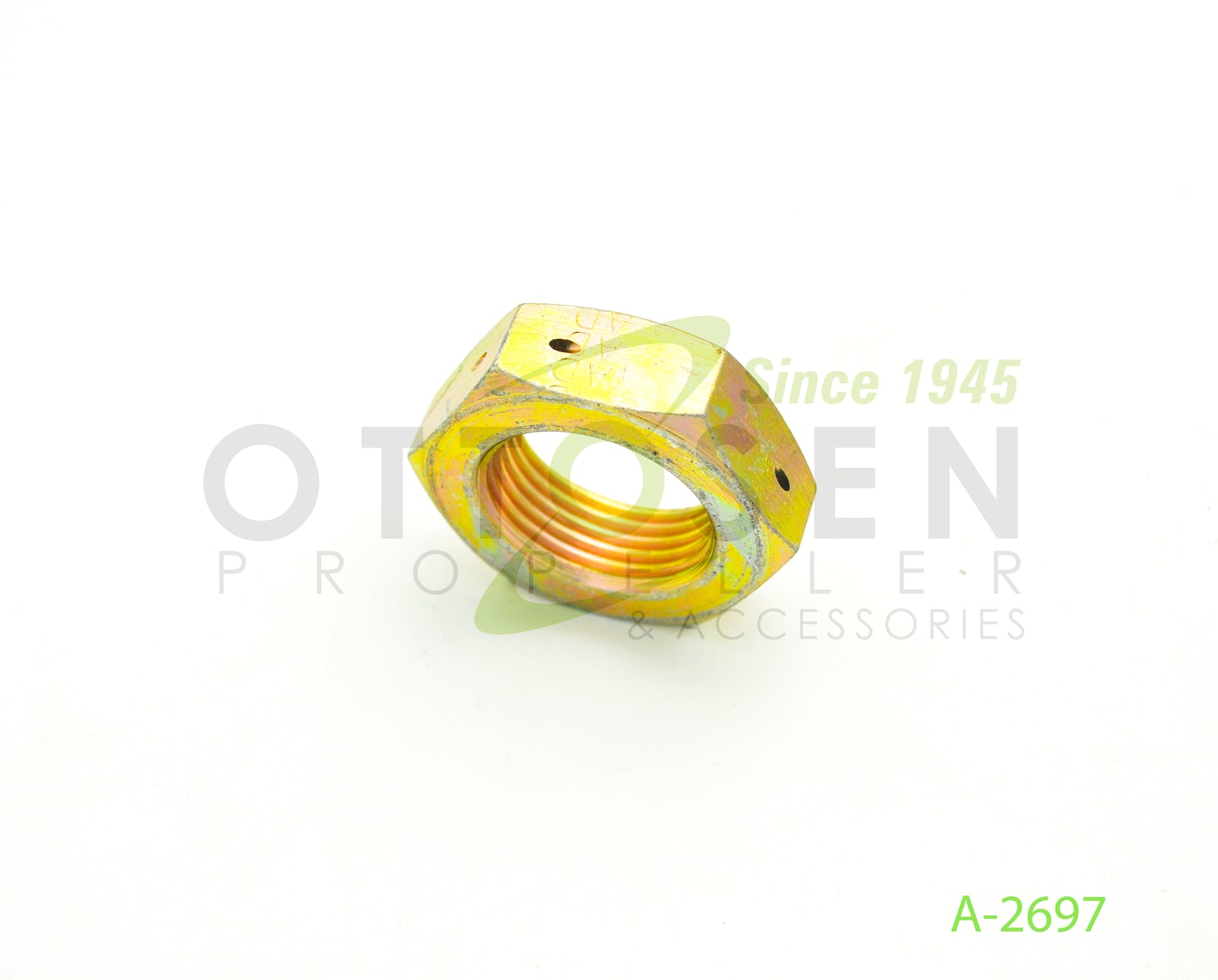 A-2697-HARTZELL-PROPELLER-THIN-DRILLED-HEX-NUT-PICTURE-1