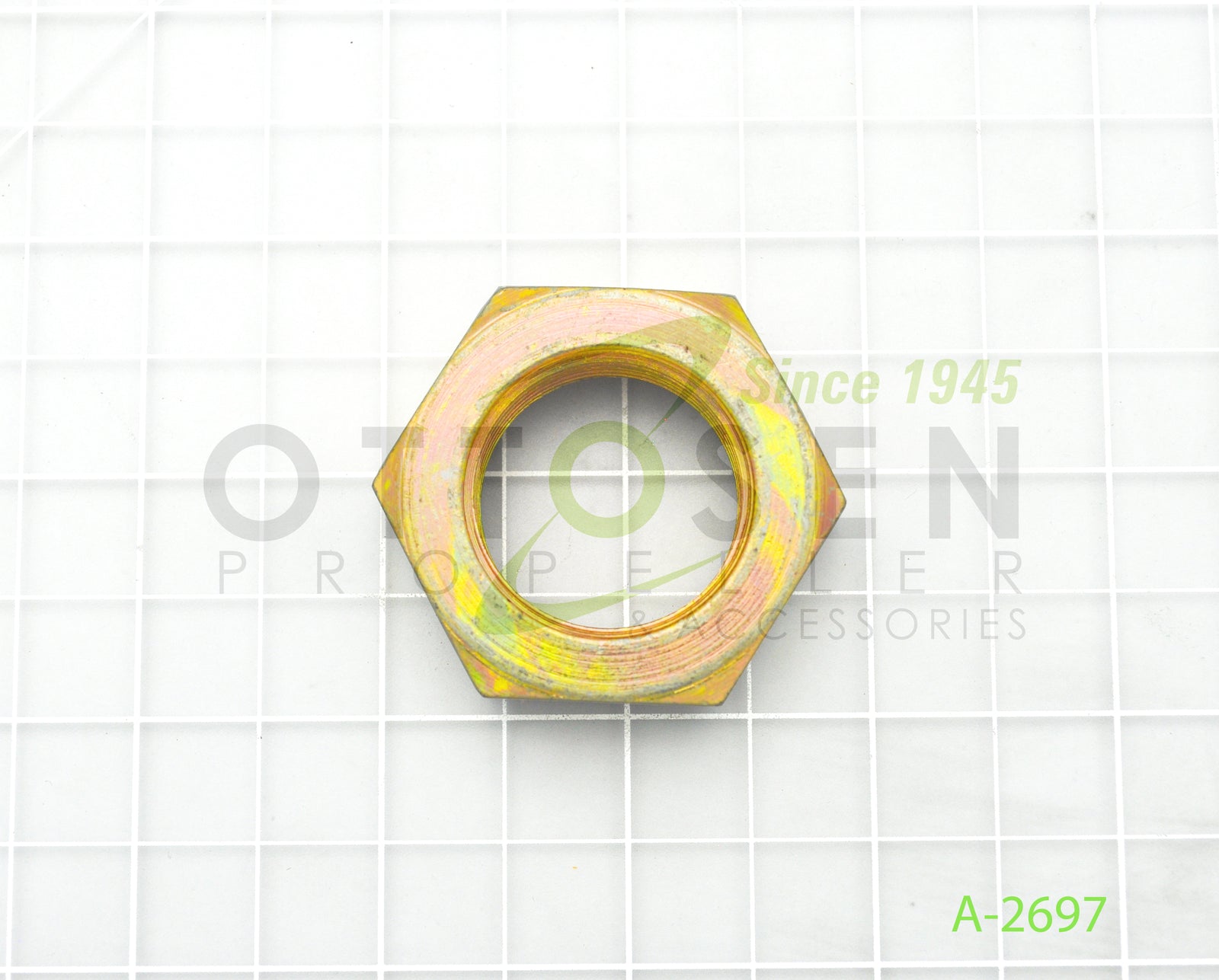 A-2697-HARTZELL-PROPELLER-THIN-DRILLED-HEX-NUT-PICTURE-2