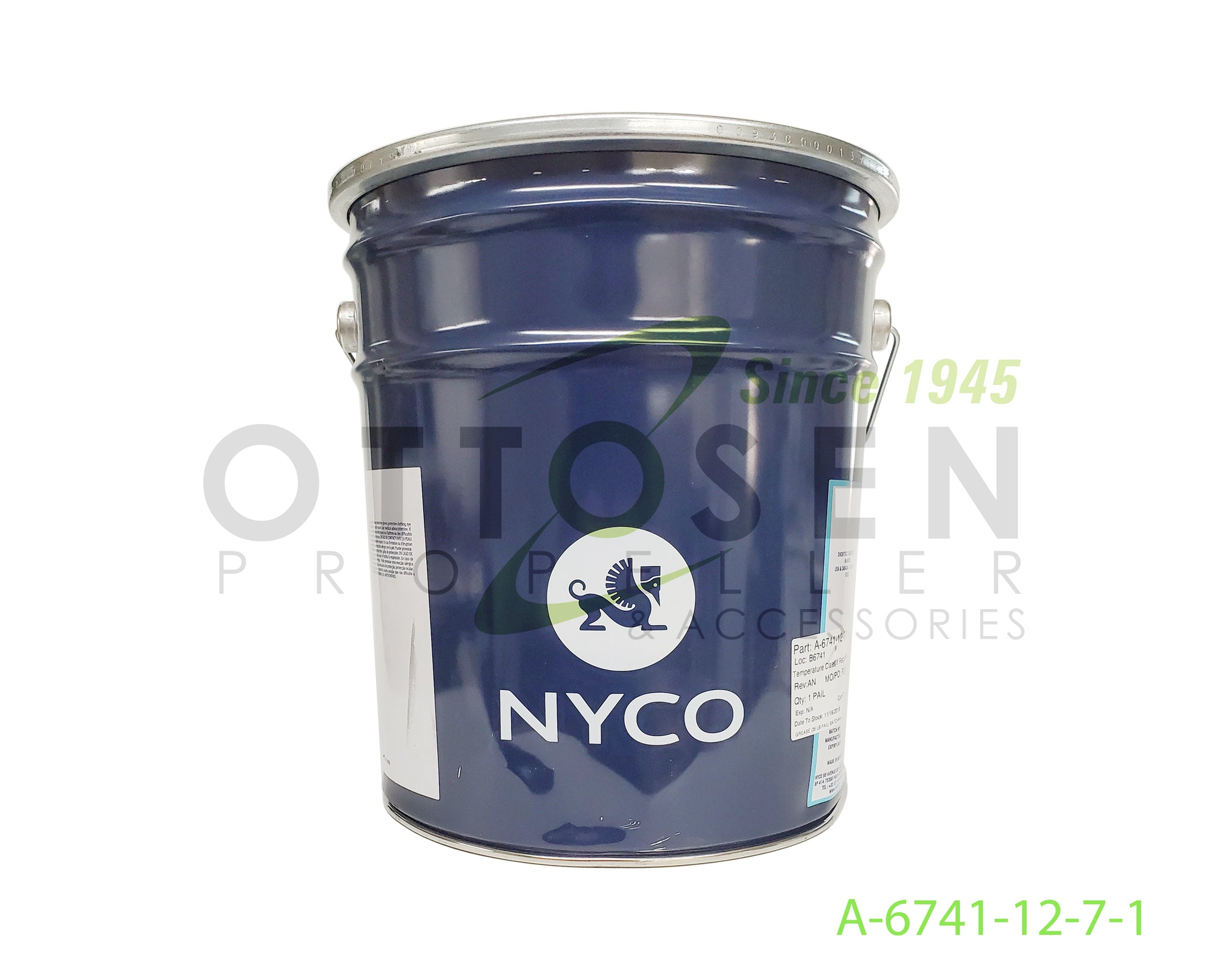 A-6741-12-7-1-HARTZELL-PROPELLER-PAIL-NYCO-GREASE-GN-3508-PICTURE-1