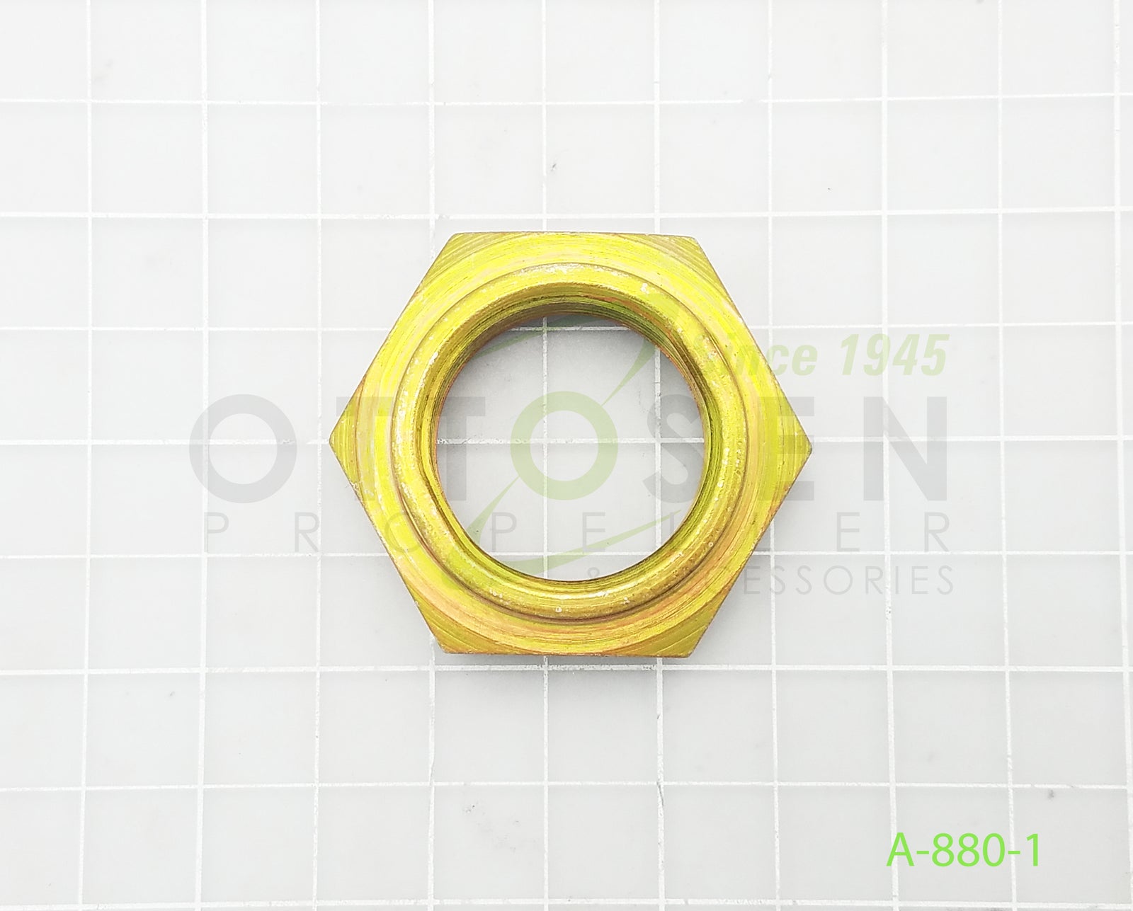A-880-1-HARTZELL-PROPELLER-NUT-HEX-THIN-SELF-LOCKING-PICTURE-2