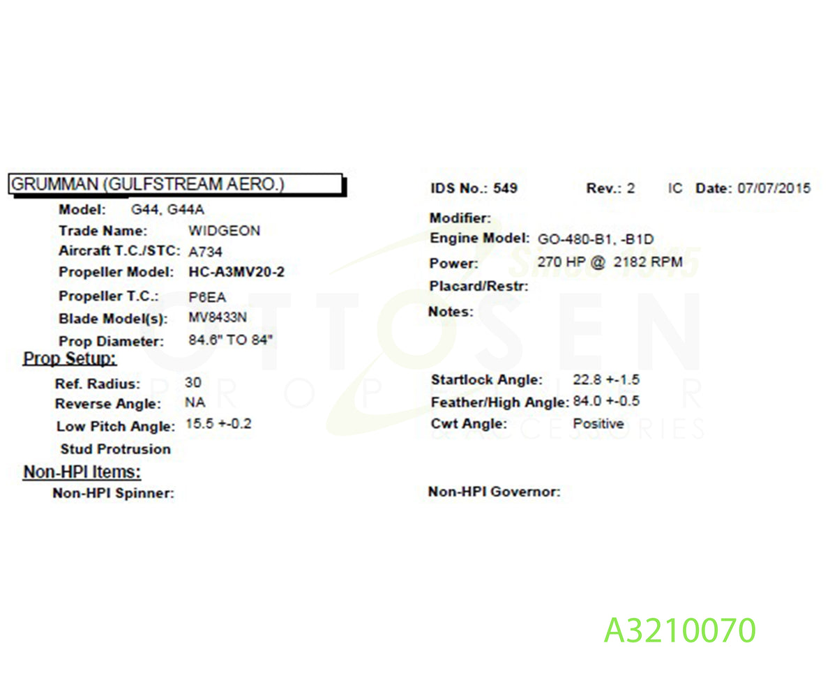 A3210070-HARTZELL-PROPELLER-HC-A3MV20-2-MV8433N-PICTURE-1