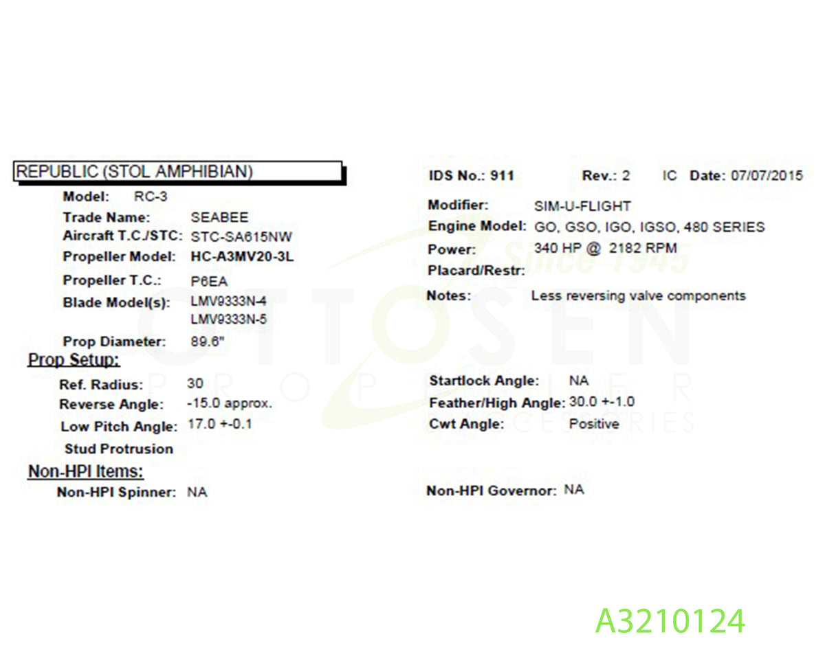 A3210124-HARTZELL-PROPELLER-HC-A3MV20-3L-LMV9333N-4-PICTURE-1