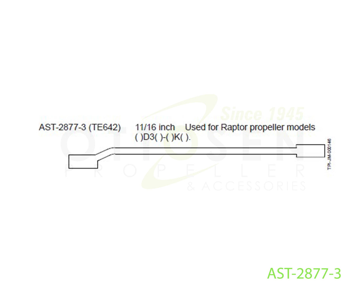 AST-2877-3-HARTZELL-PROPELLER-TORQUE-WRENCH-ADAPTER-PICTURE-1
