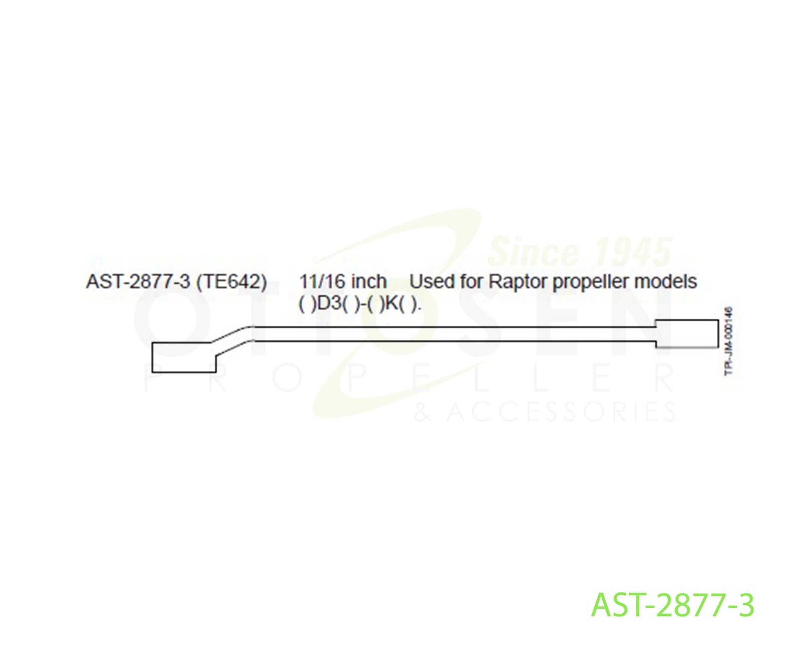 AST-2877-3-HARTZELL-PROPELLER-TORQUE-WRENCH-ADAPTER-PICTURE-1
