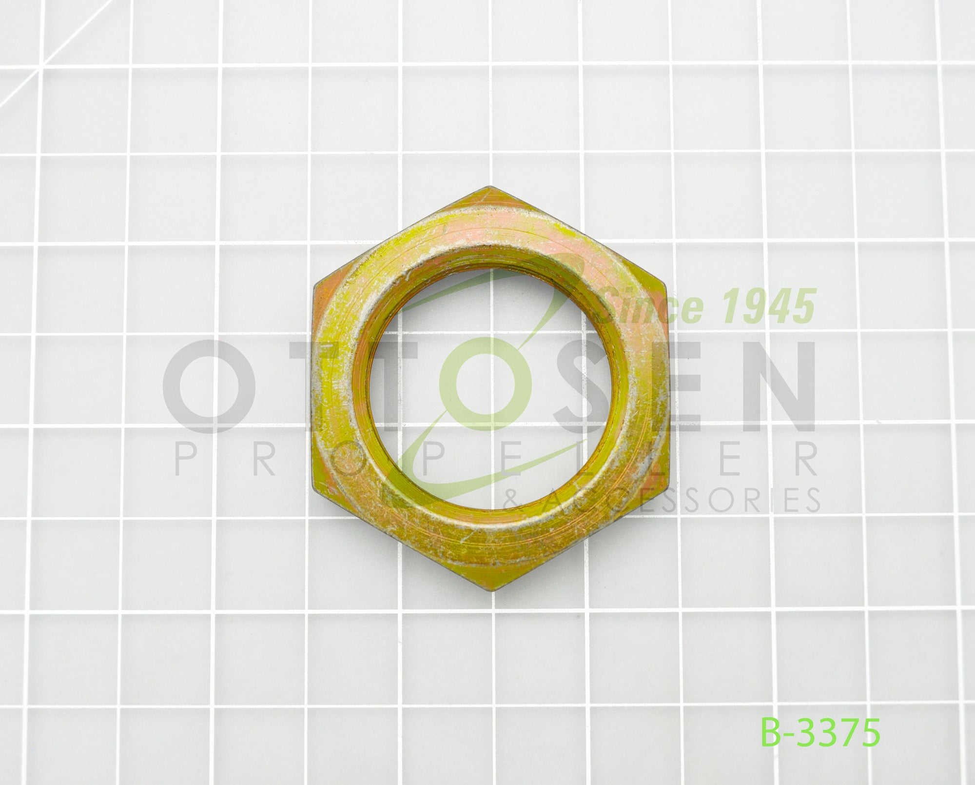 B-3375-HARTZELL-PROPELLER-THIN-DRILLED-HEX-NUT-PICTURE-2