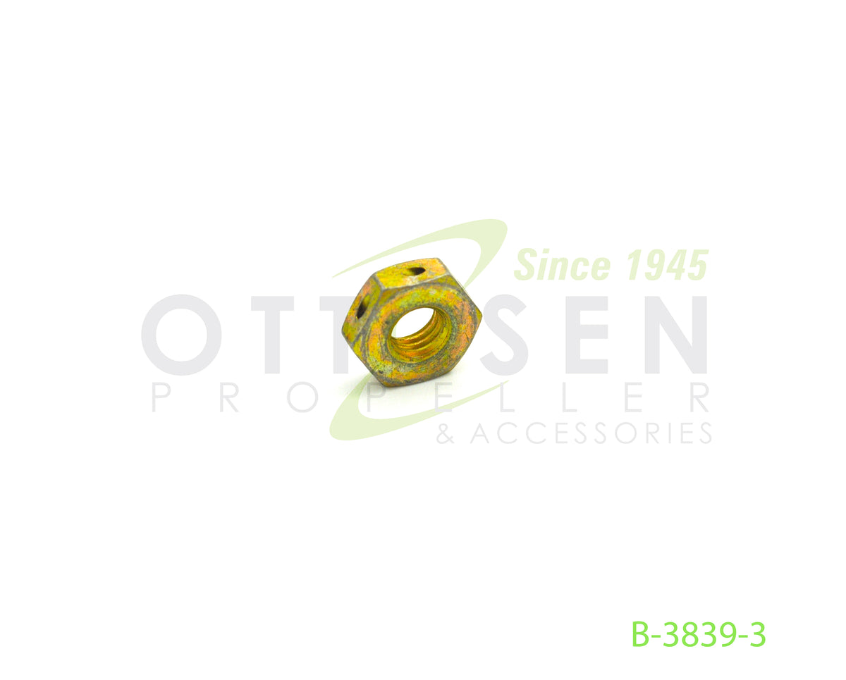B-3839-3-HARTZELL-PROPELLER-THIN-DRILLED-HEX-NUT-PICTURE-1