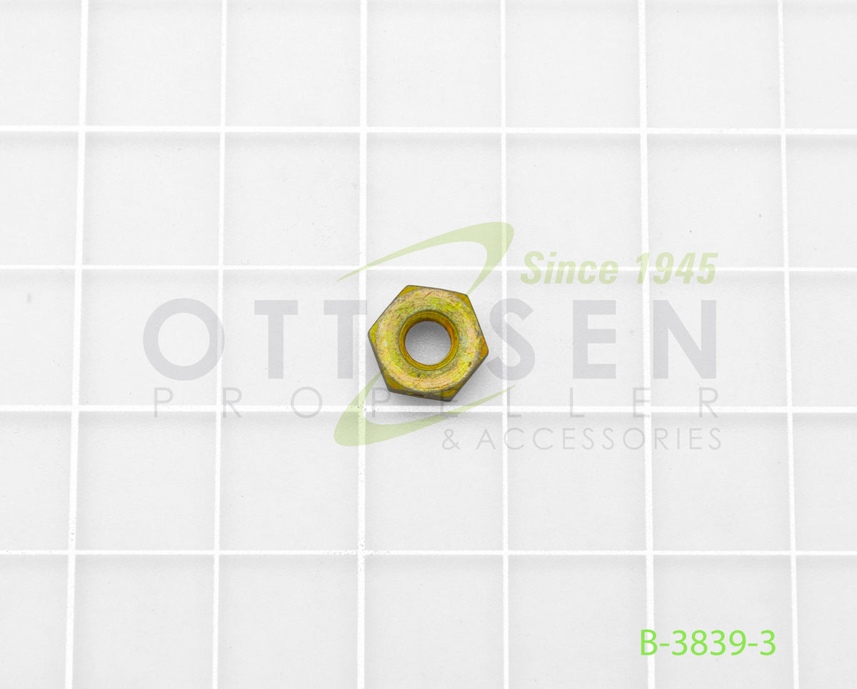 B-3839-3-HARTZELL-PROPELLER-THIN-DRILLED-HEX-NUT-PICTURE-2