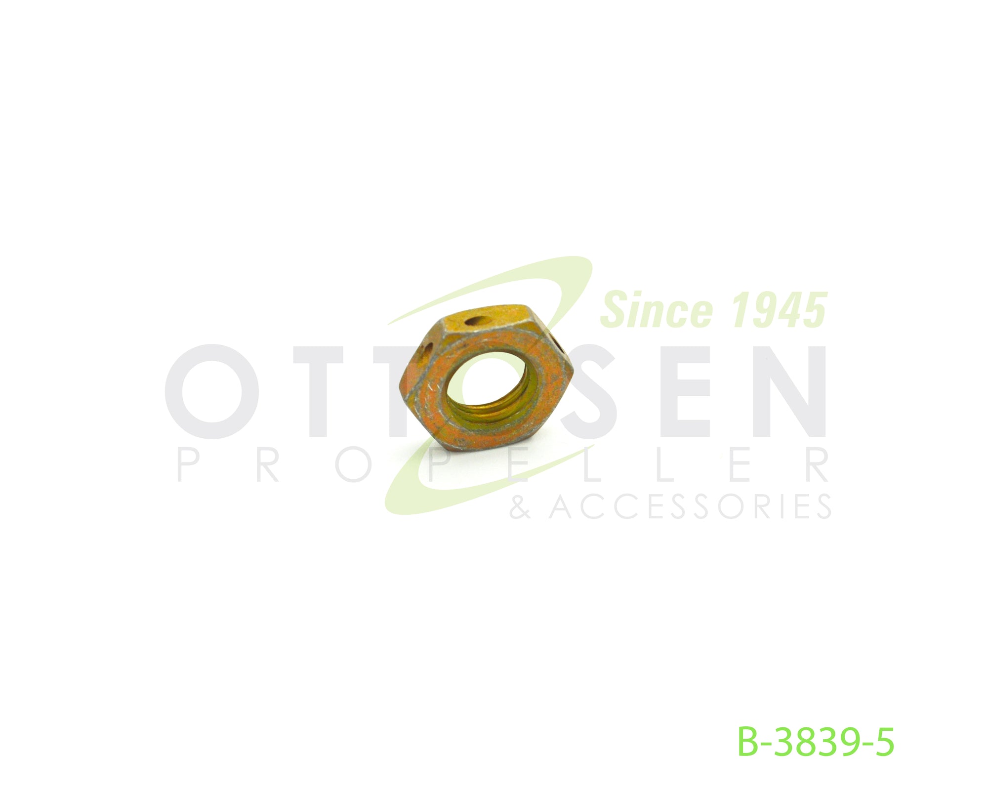 B-3839-5-HARTZELL-PROPELLER-THIN-DRILLED-HEX-NUT-PICTURE-1