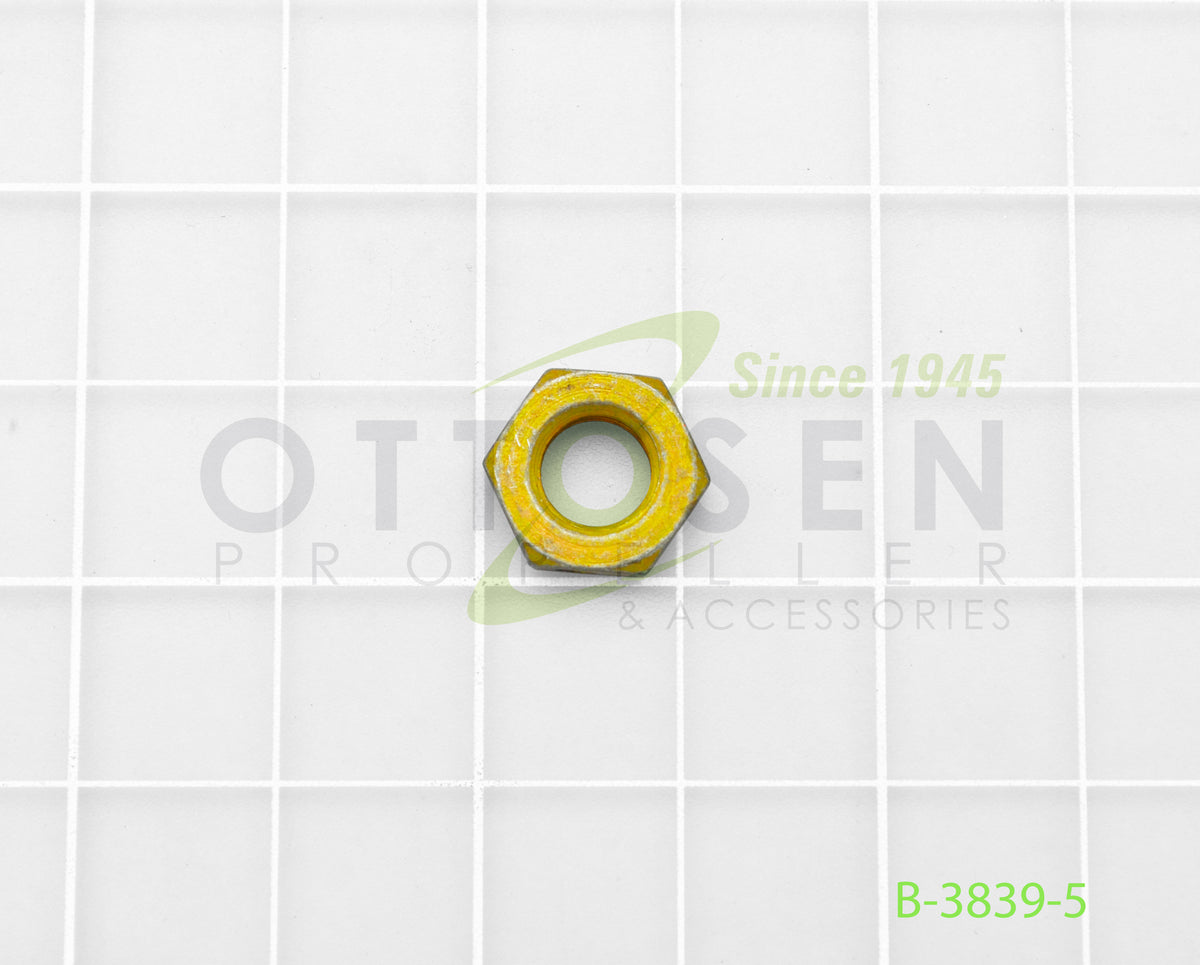 B-3839-5-HARTZELL-PROPELLER-THIN-DRILLED-HEX-NUT-PICTURE-2