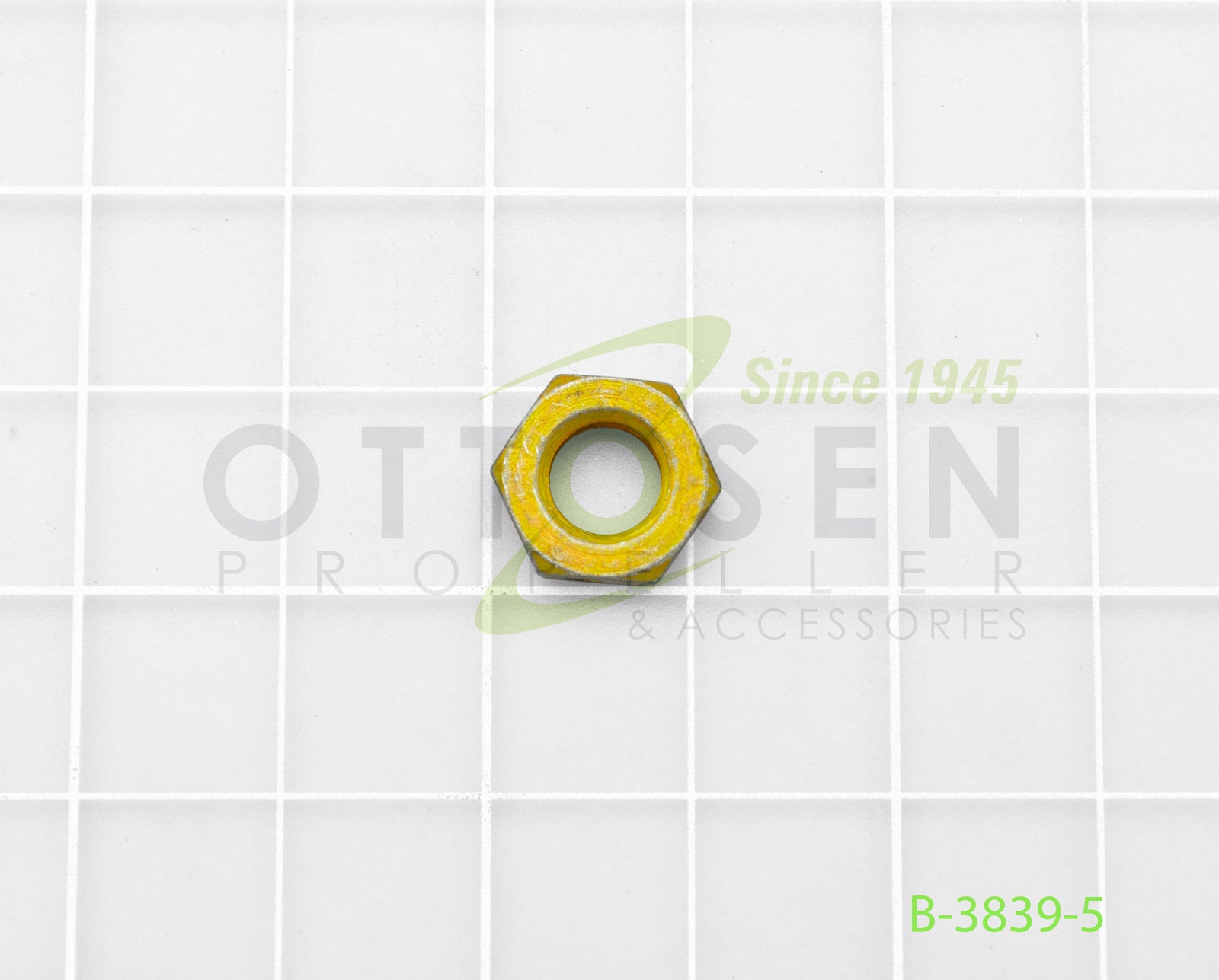 B-3839-5-HARTZELL-PROPELLER-THIN-DRILLED-HEX-NUT-PICTURE-2