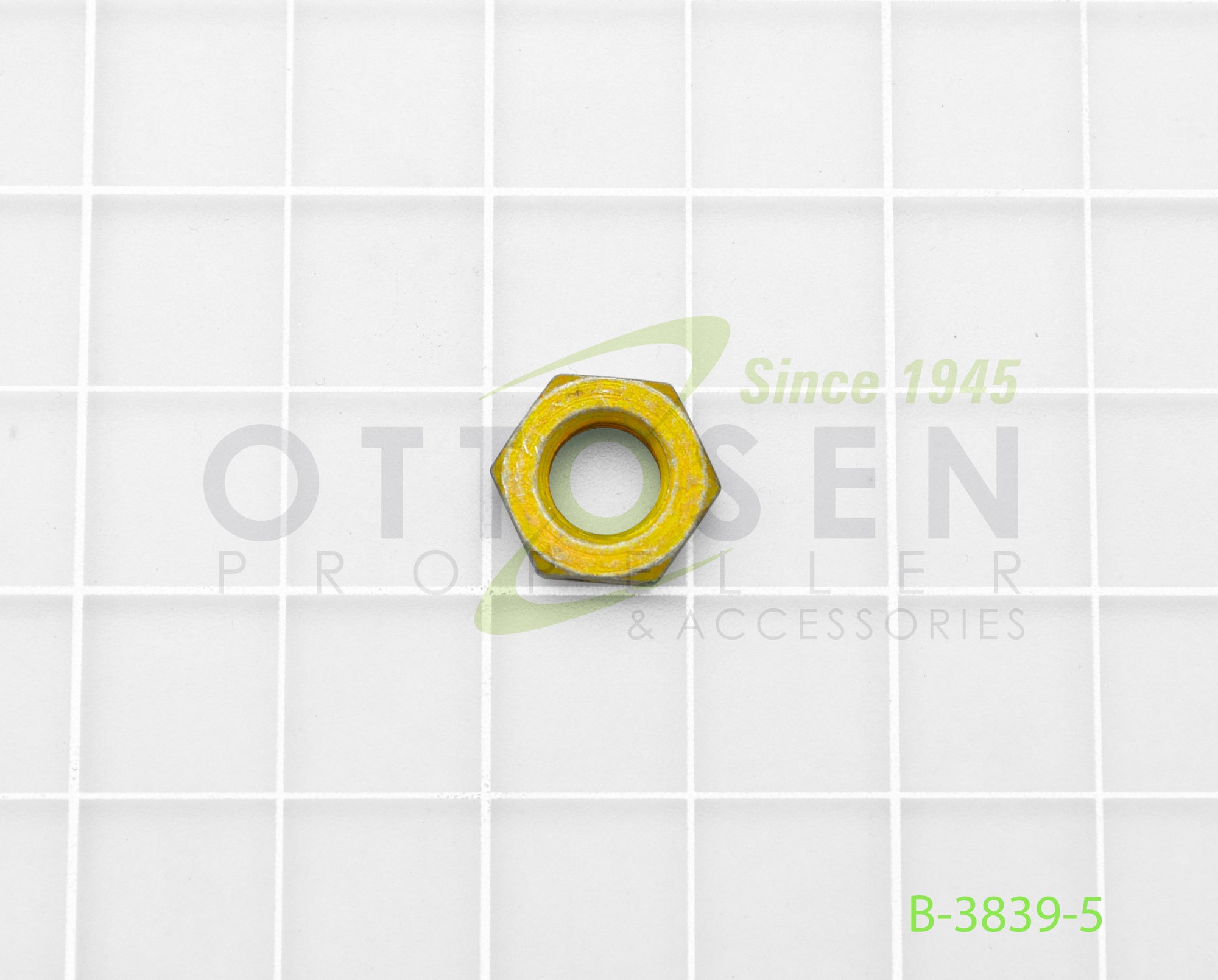 B-3839-5-HARTZELL-PROPELLER-THIN-DRILLED-HEX-NUT-PICTURE-2