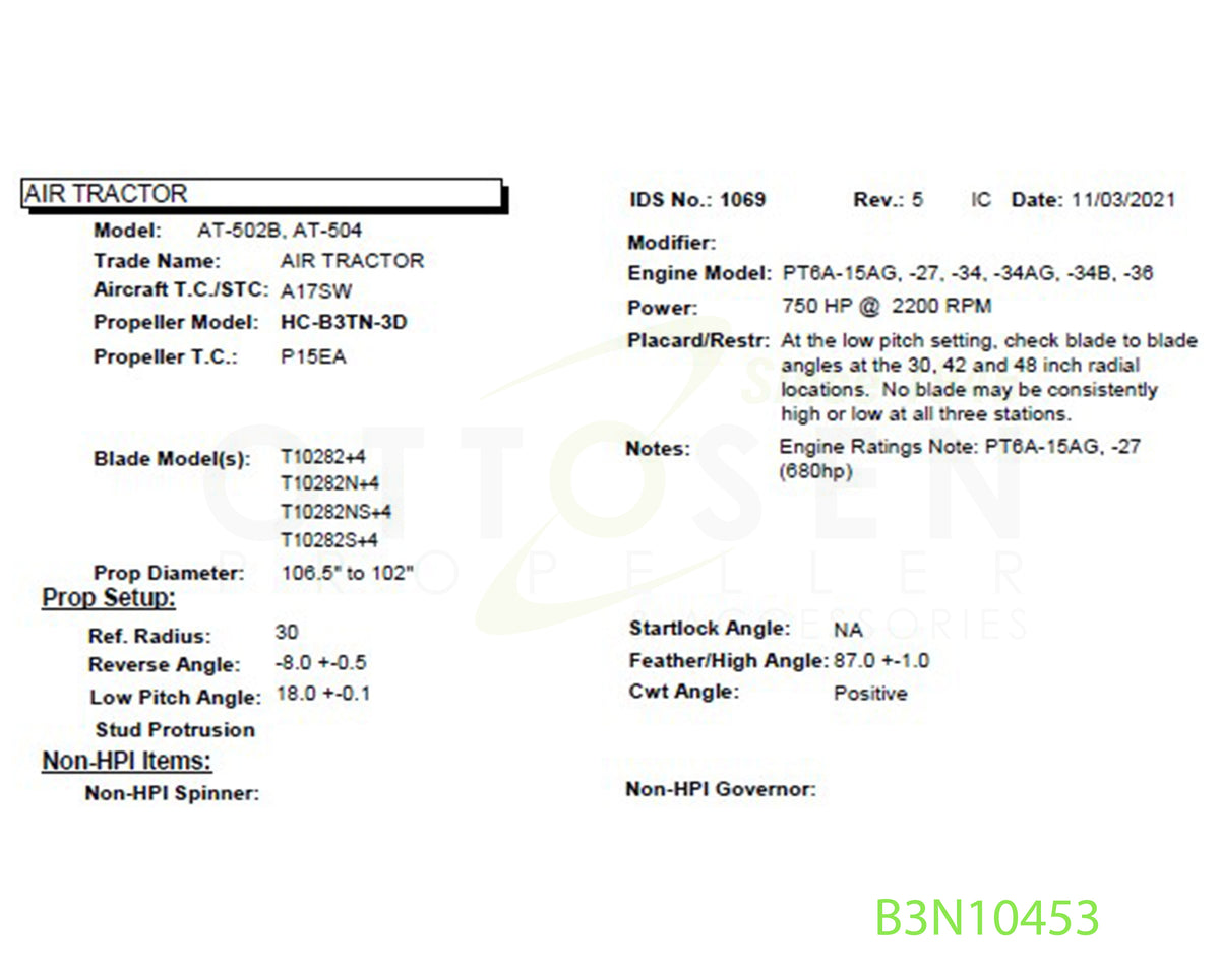 B3N10453-HARTZELL-PROPELLER-HC-B3TN-3D-T10282N_4-BULKHEAD-PICTURE-1