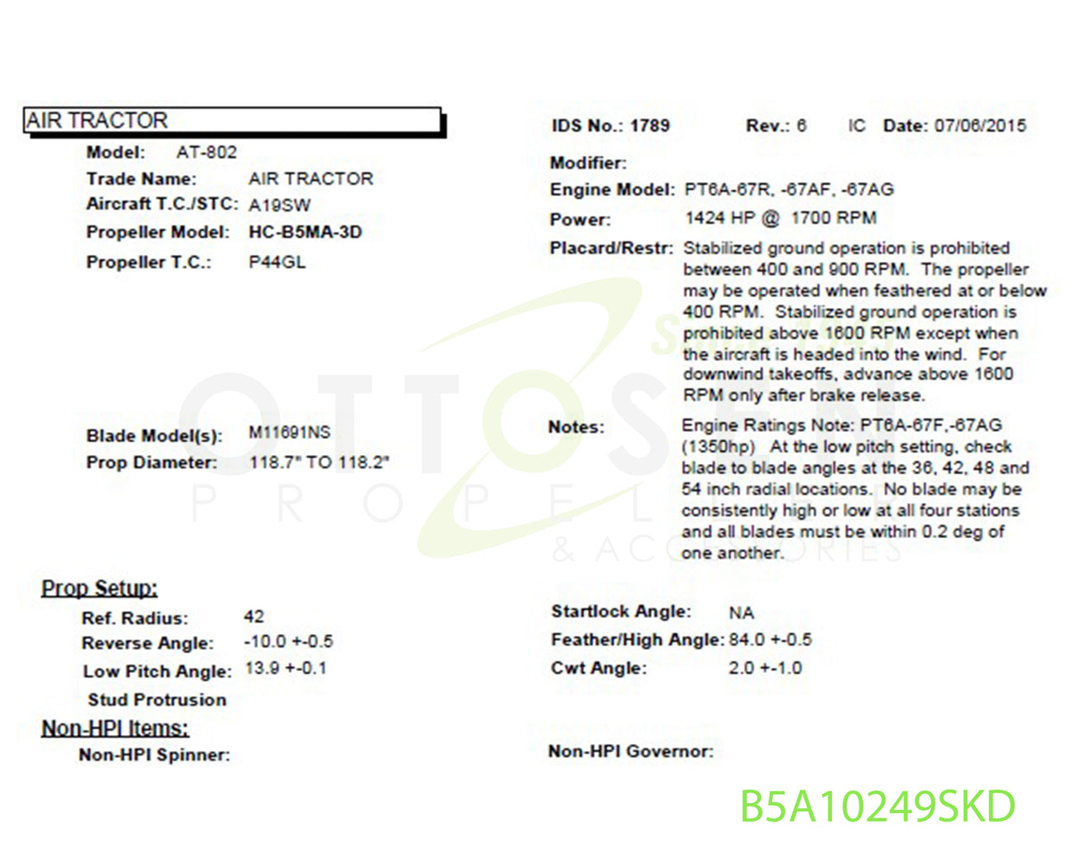 B5A10249SKD-HARTZELL-PROPELLER-HC-B5MA-3D-M11691NS-D-5497-PICTURE-1