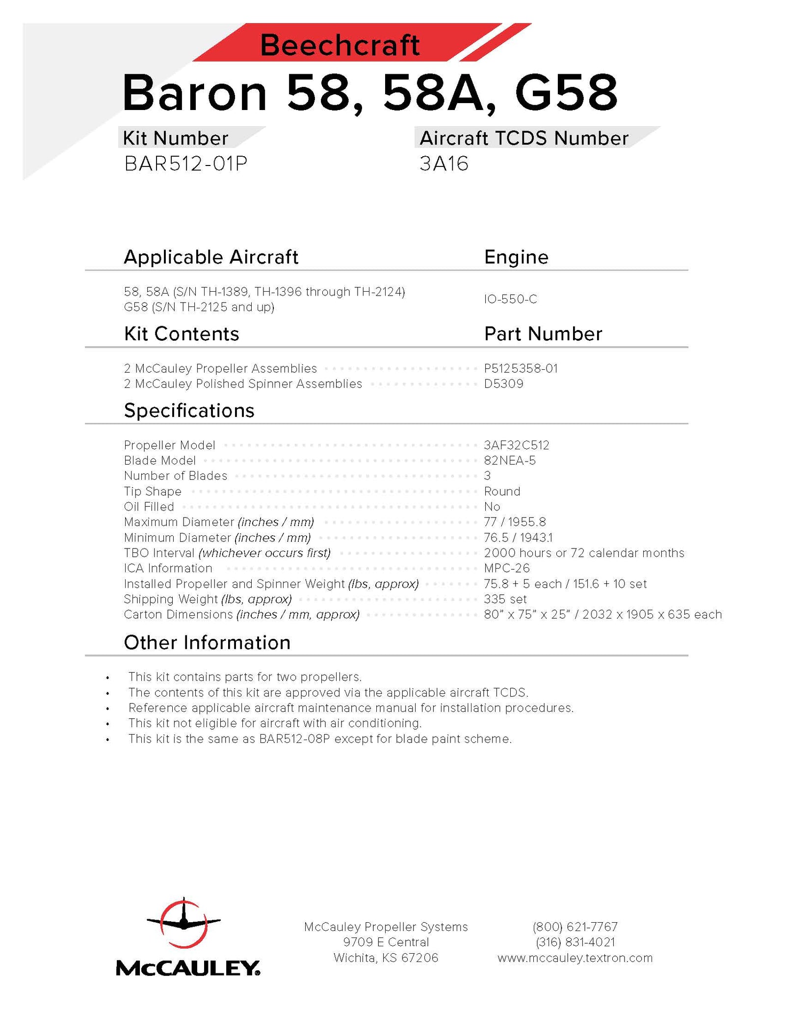 BEECHCRAFT-BARON-58-58A-G58-BAR512-01P-PAGE-1