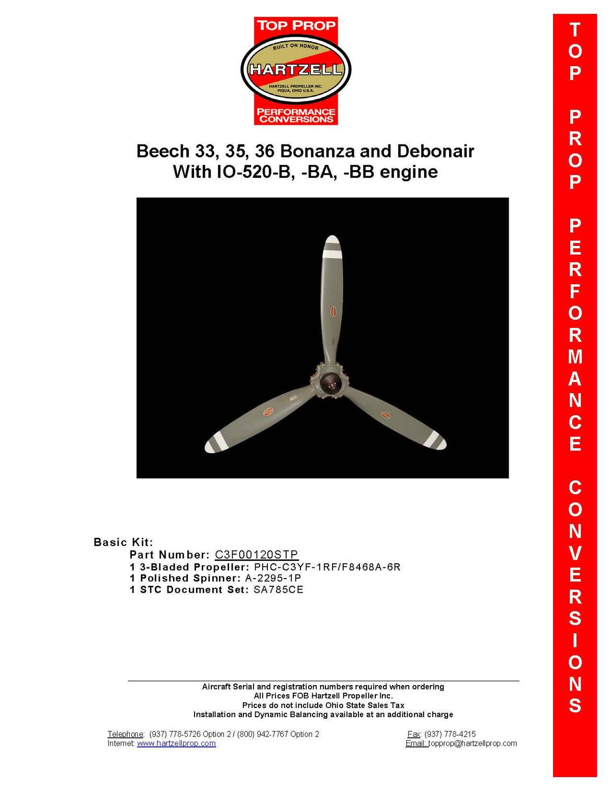 HARTZELL-PROPELLER-STC-KIT-BEECH-33-35-36-IO-520-C3F00120STP-PAGE-1