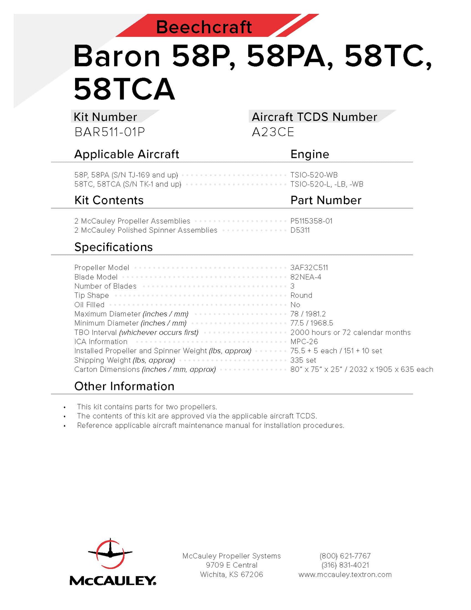 BEECHCRAFT-BARON-58P-58PA-58TC-58TCA-BAR511-01P-PAGE-1