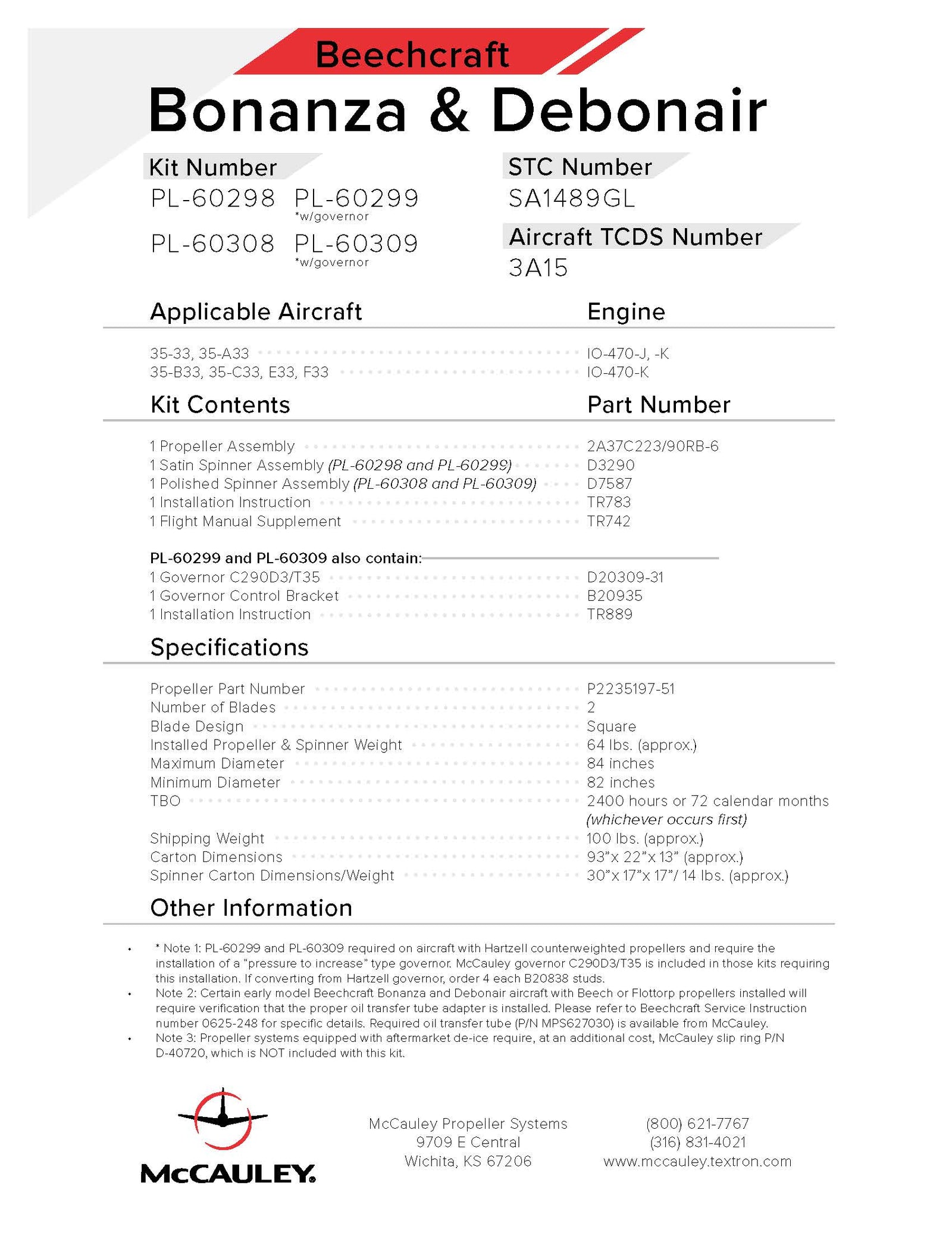 BEECHCRAFT-BONANZA-DEBONAIR-PL-60298-PAGE-1