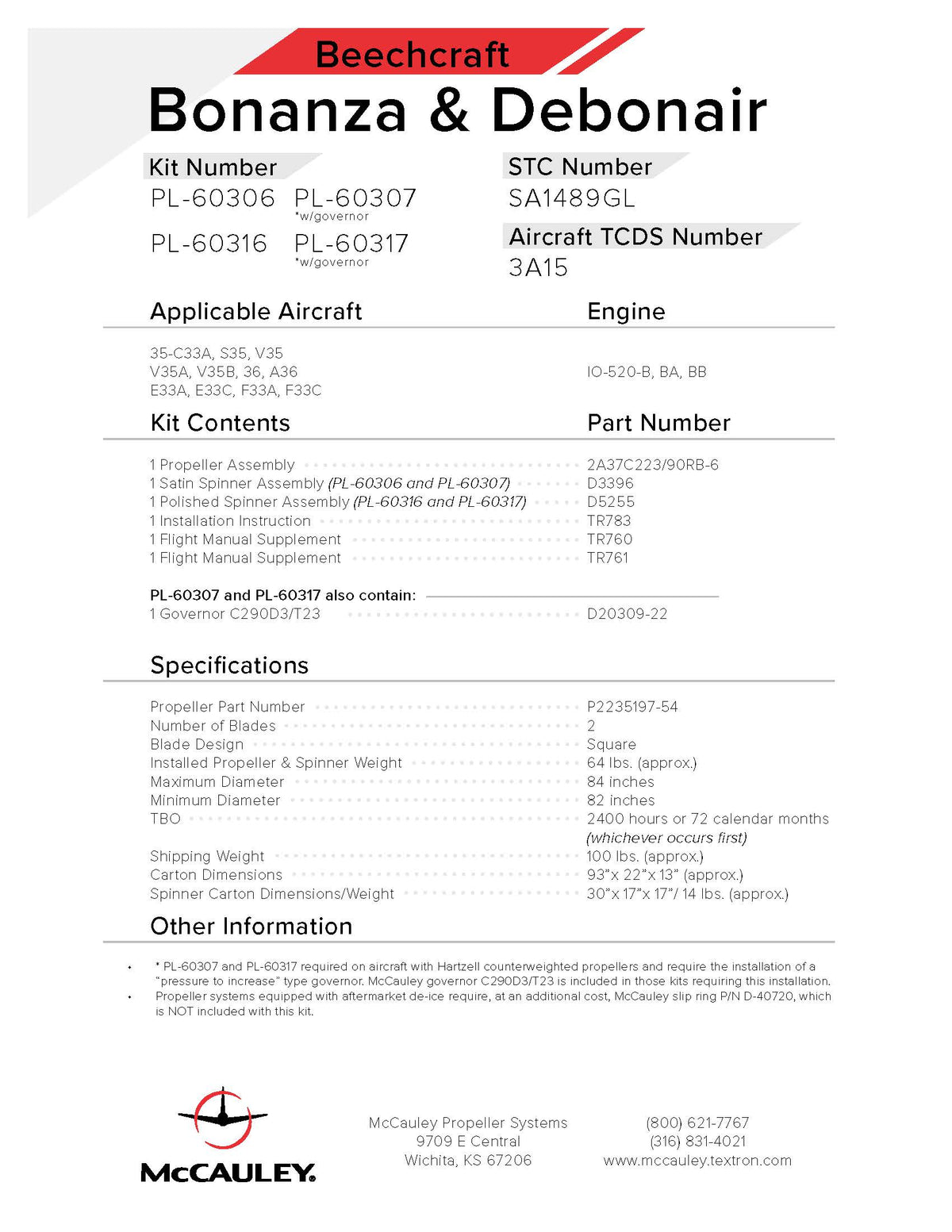BEECHCRAFT-BONANZA-DEBONAIR-PL-60306-PAGE-1