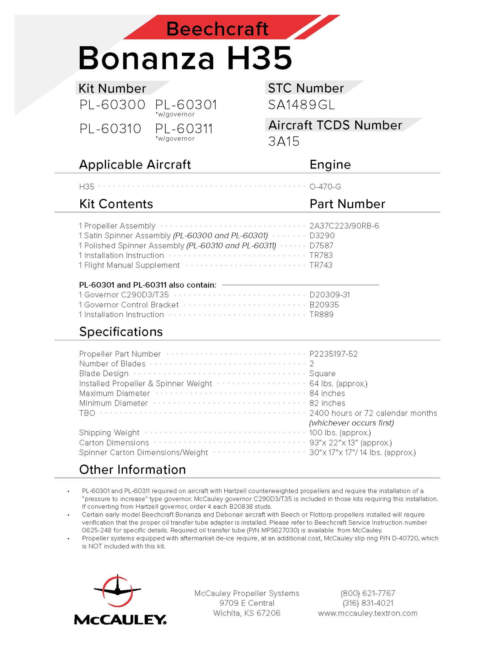 BEECHCRAFT-BONANZA-H35-PL-60311